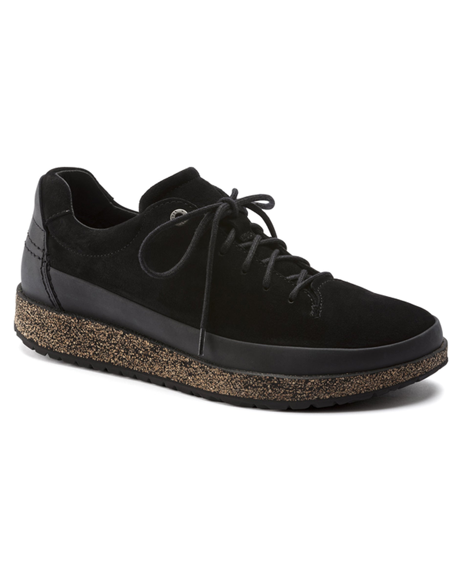 Honnef Low Black Suede Leather Shoes