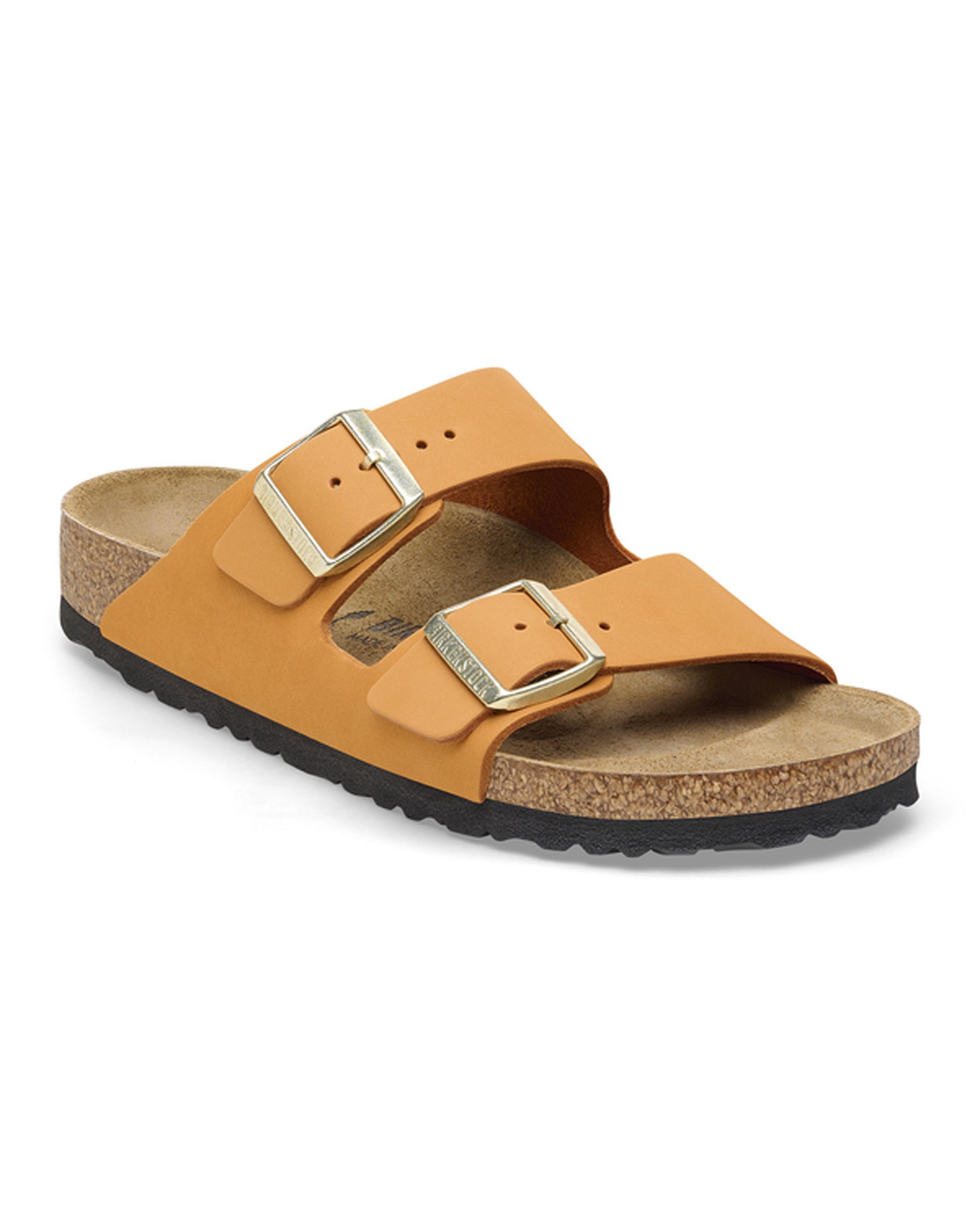 Arizona Burnt Orange Nubuck Leather Sandals