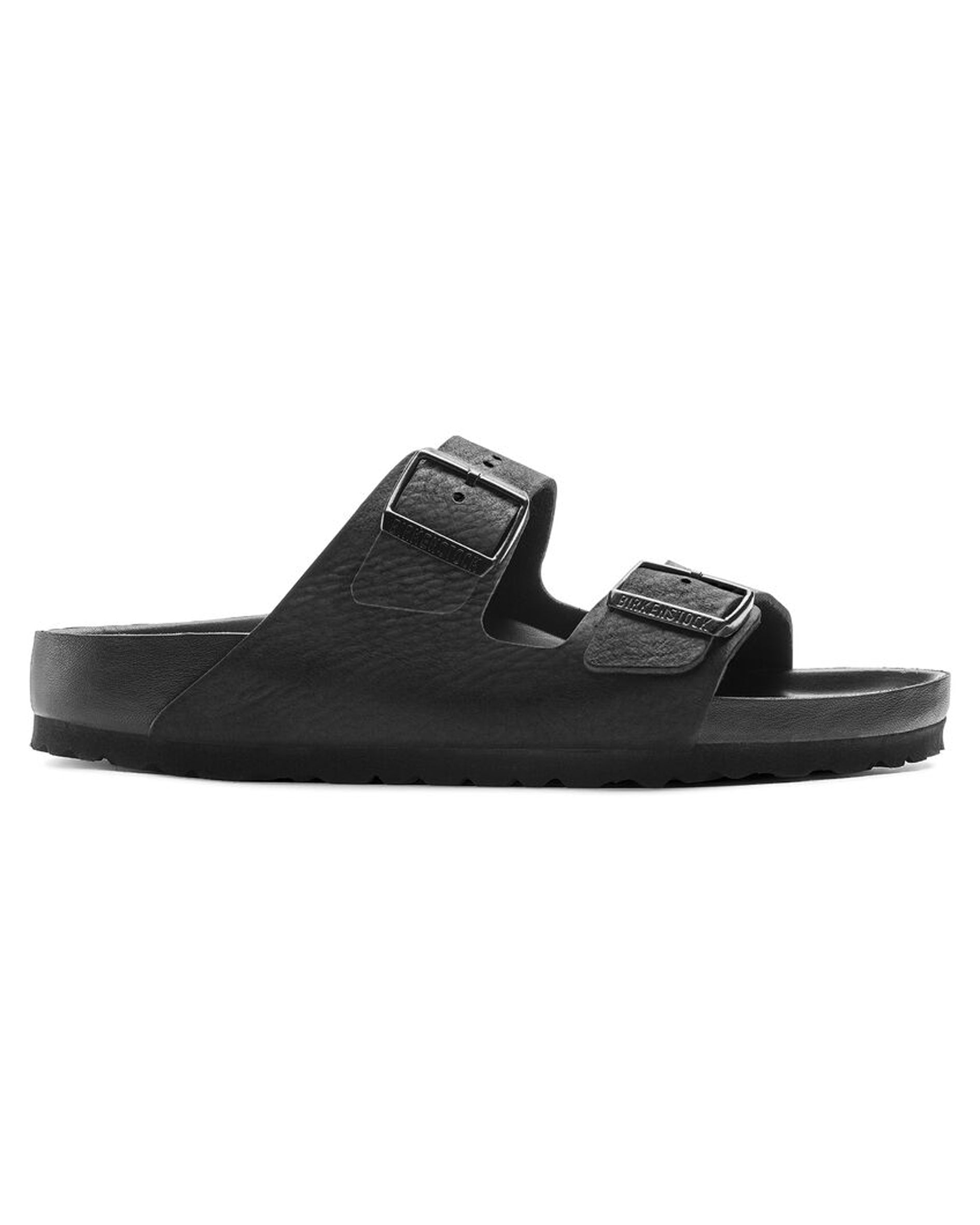 Arizona Exquisite Black Nubuck Leather Sandals