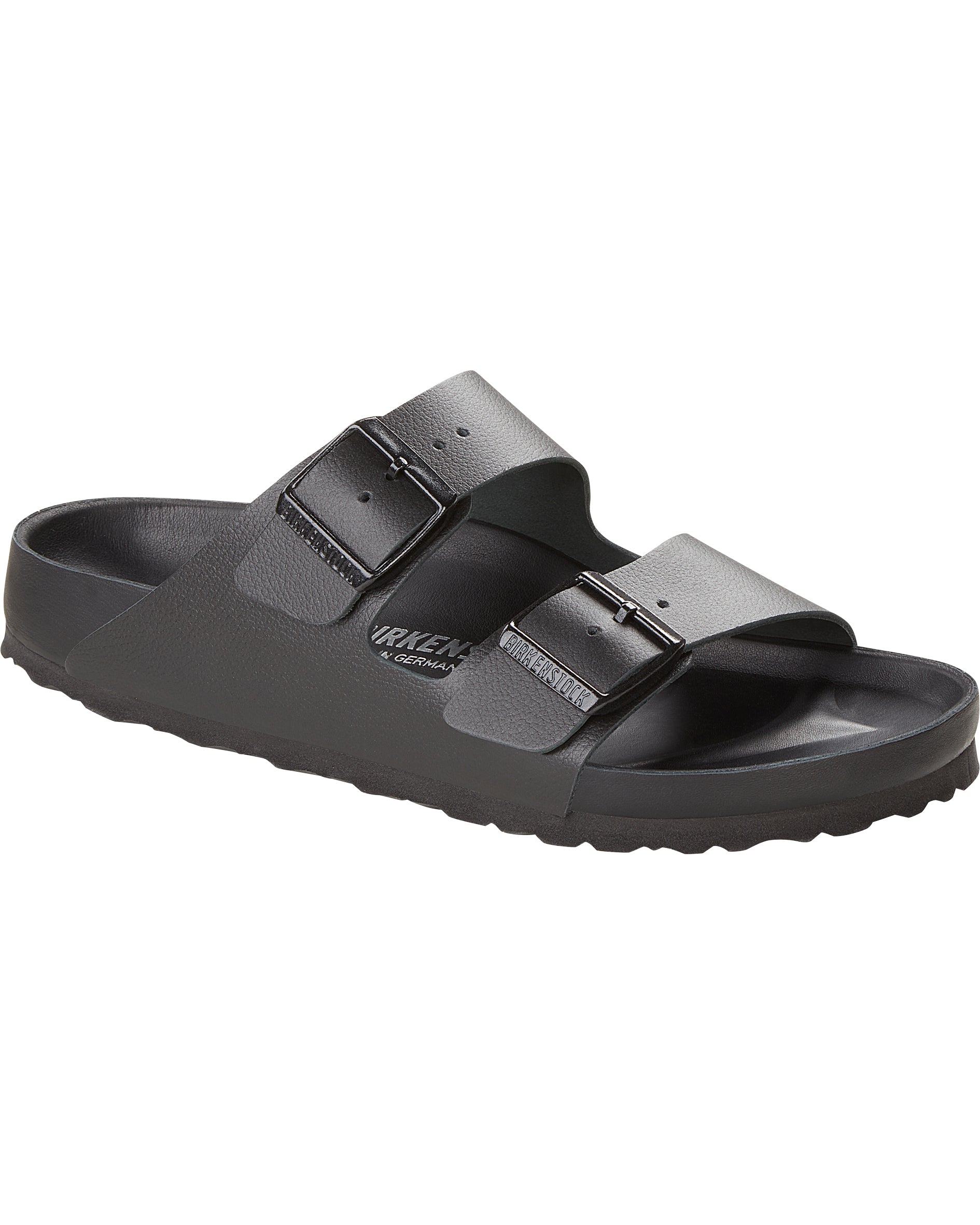 Arizona Exquisite Black Leather Sandals