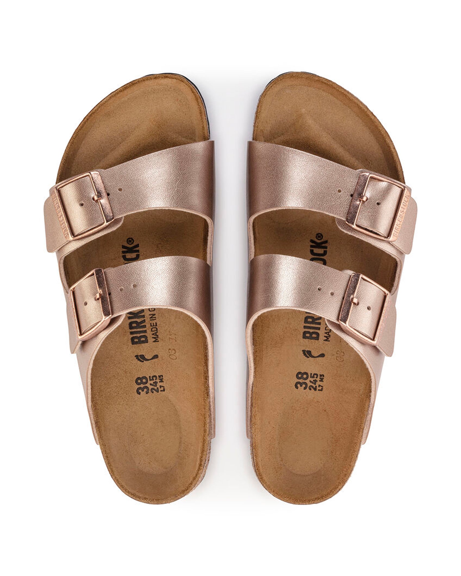 Arizona Copper Birko-Flor Sandals