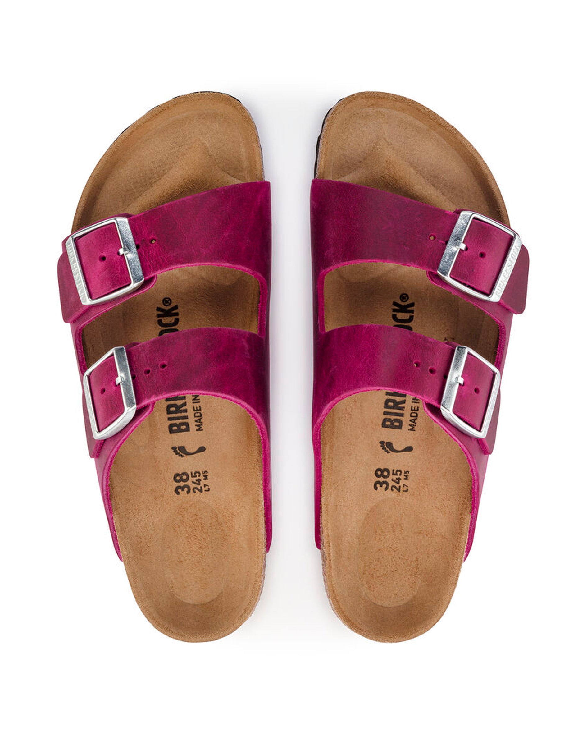Arizona Festival Fuchsia Oiled Leather Sandals