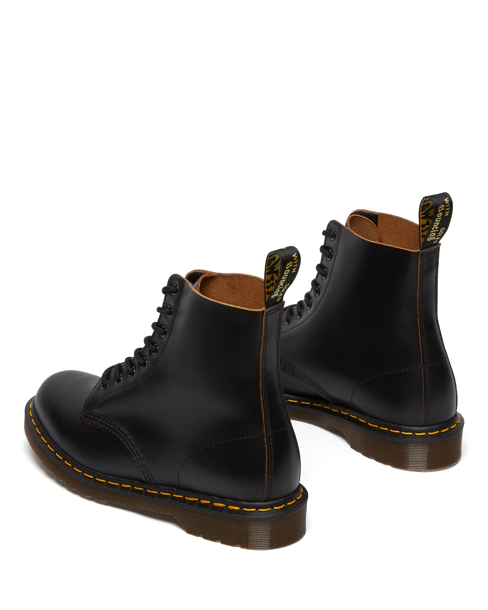 Made in England Vintage 1460 Black Quilon Leather Boots