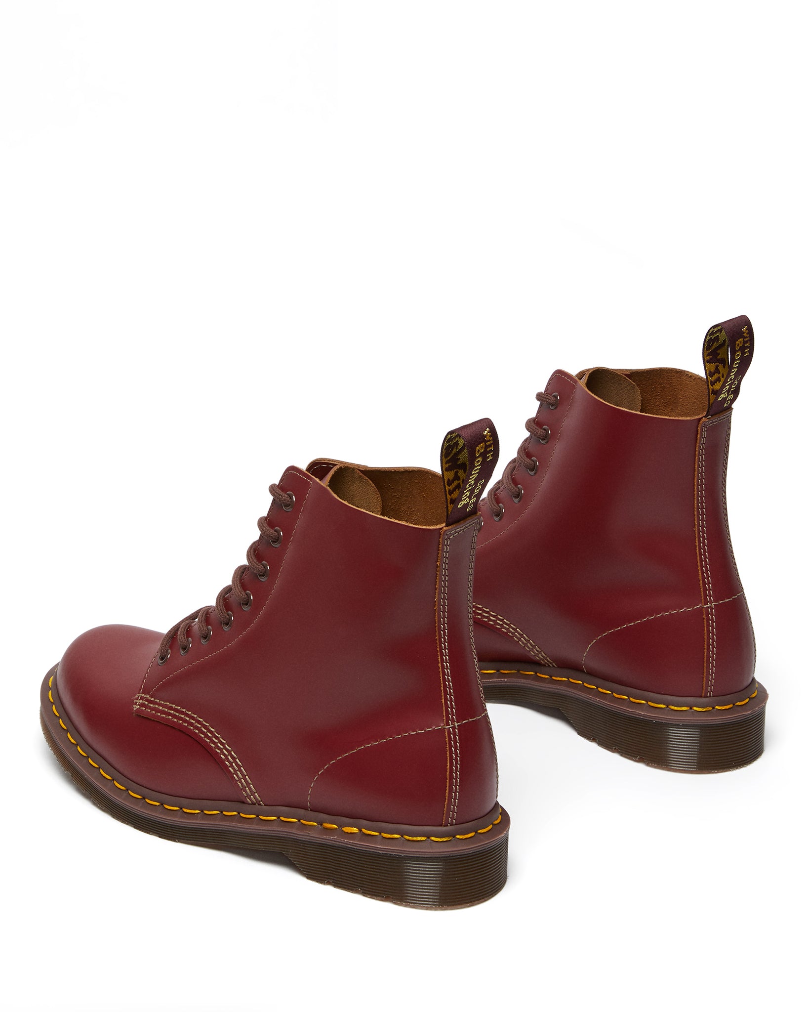 Made in England Vintage 1460 Oxblood Quilon Leather Boots