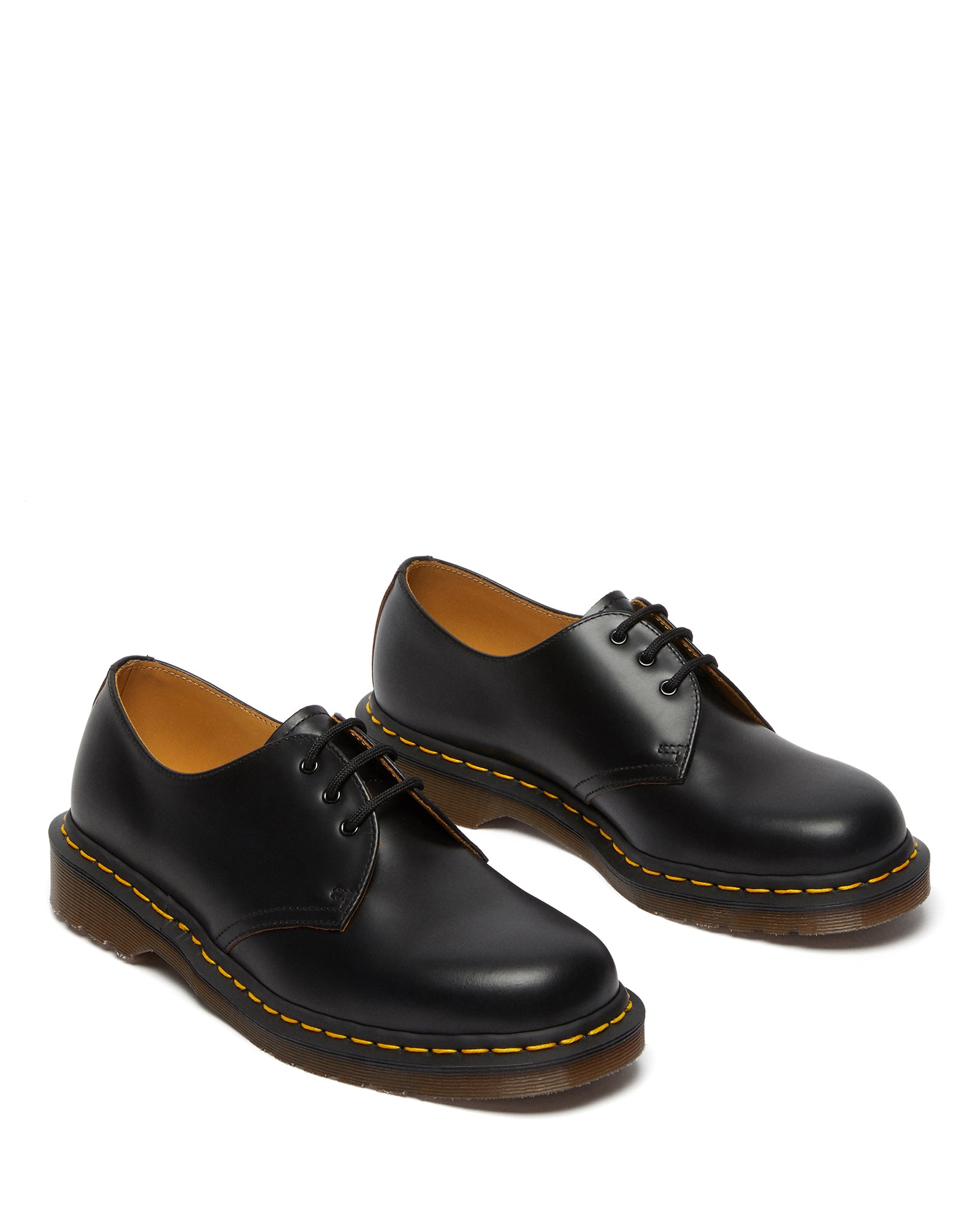 Made in England Vintage 1461 Black Quilon Leather Shoes
