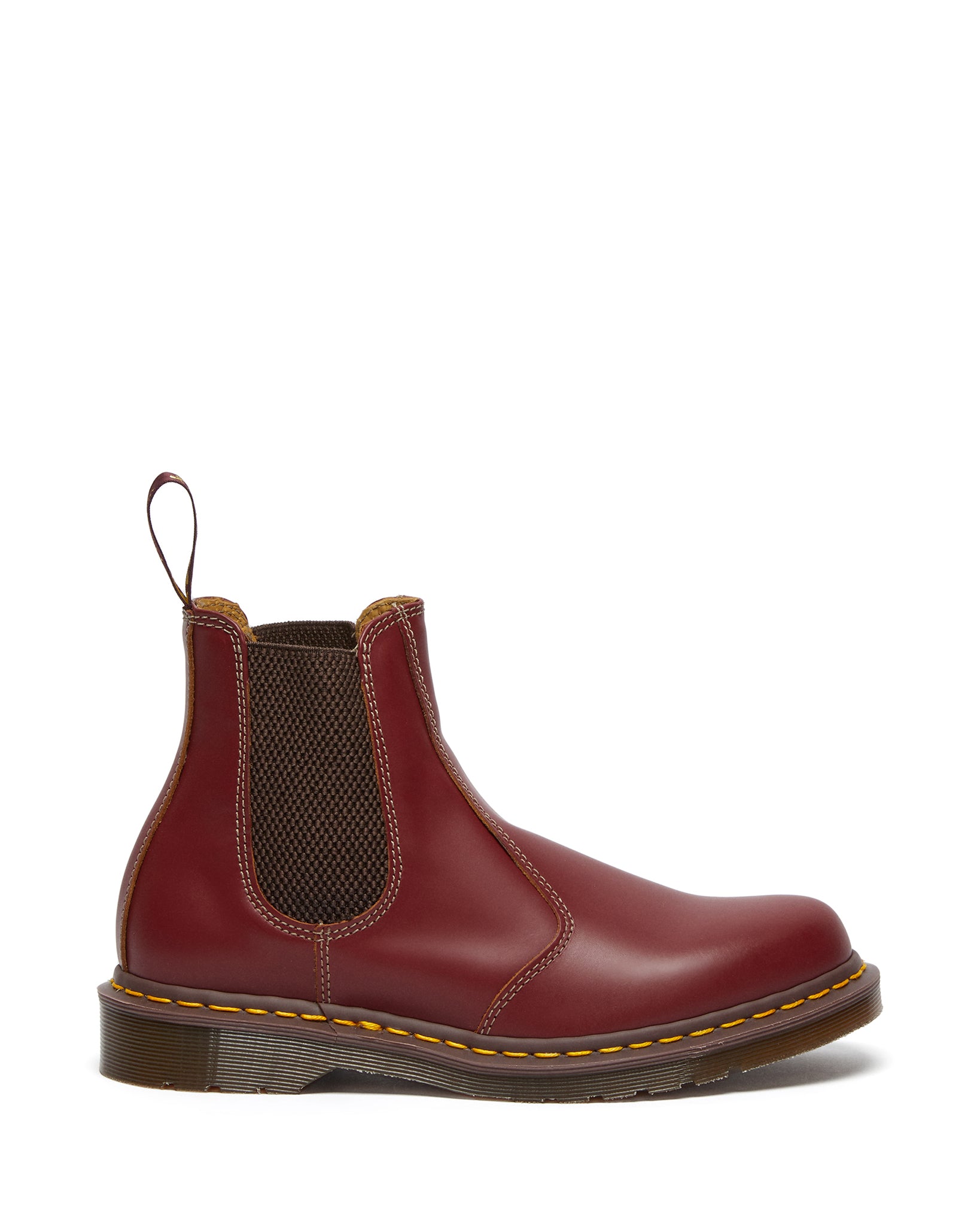 Made in England Vintage 2976 Oxblood Quilon Leather Chelsea Boots
