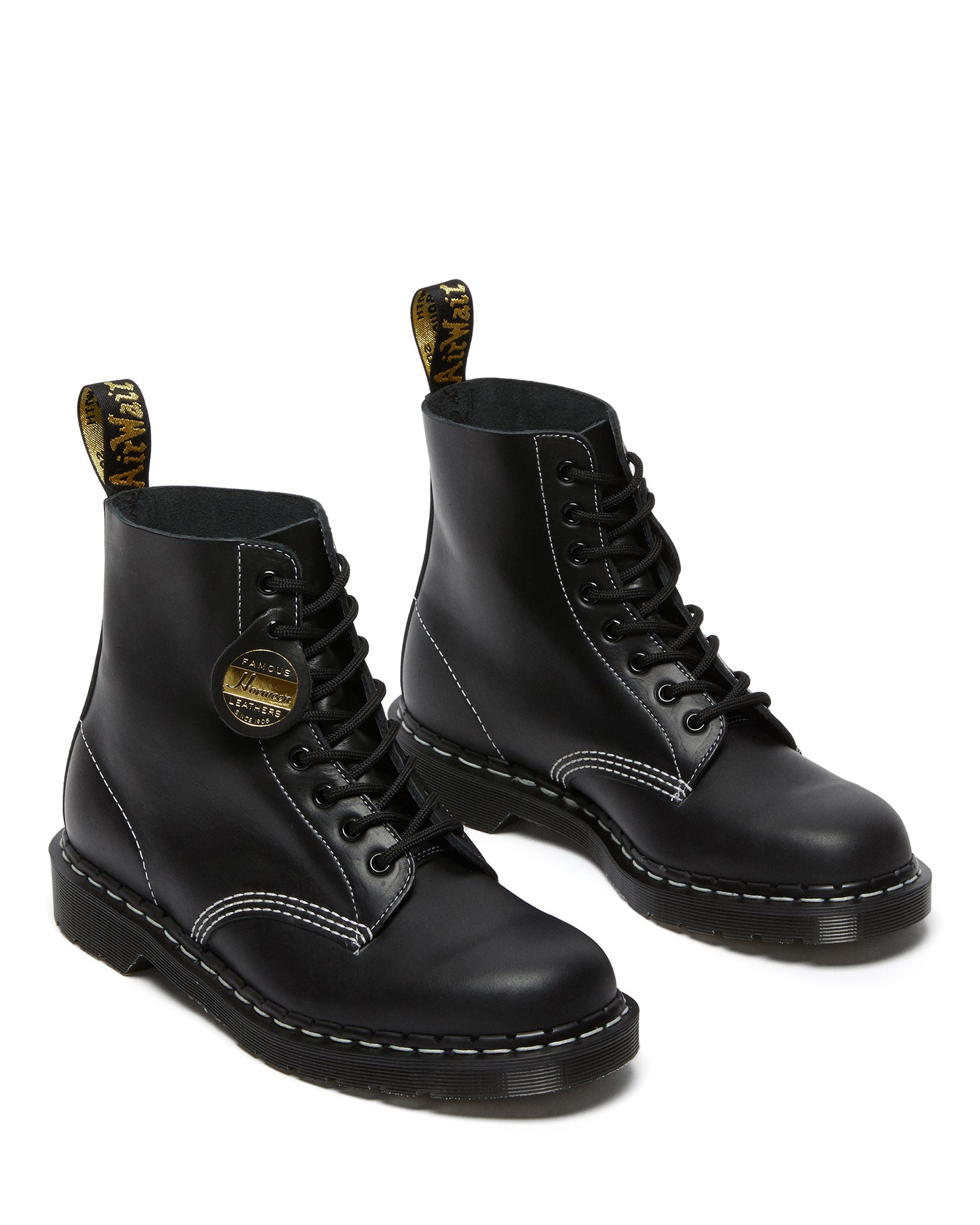 Made in England 1460 Pascal Black Cavalier Leather Boots