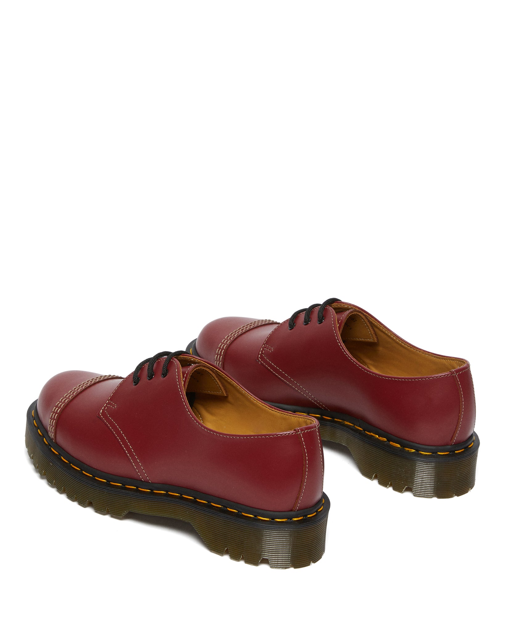 Made in England 1461 Bex Toe Cap Oxblood Quilon Leather Shoes