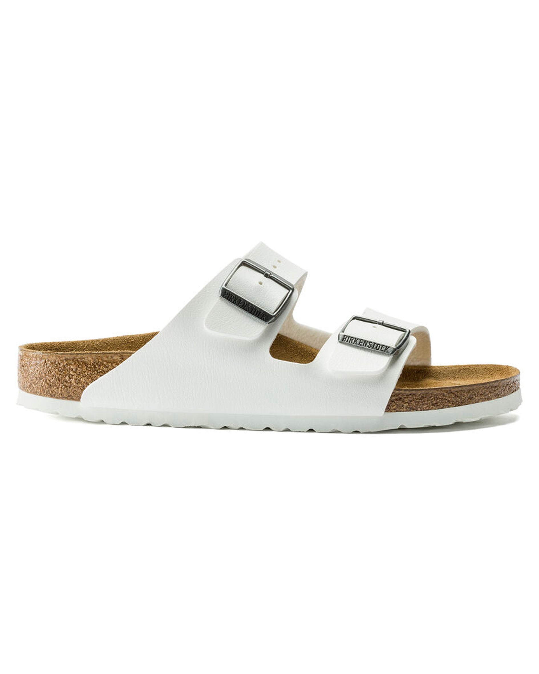 Arizona White Birko-Flor Sandals
