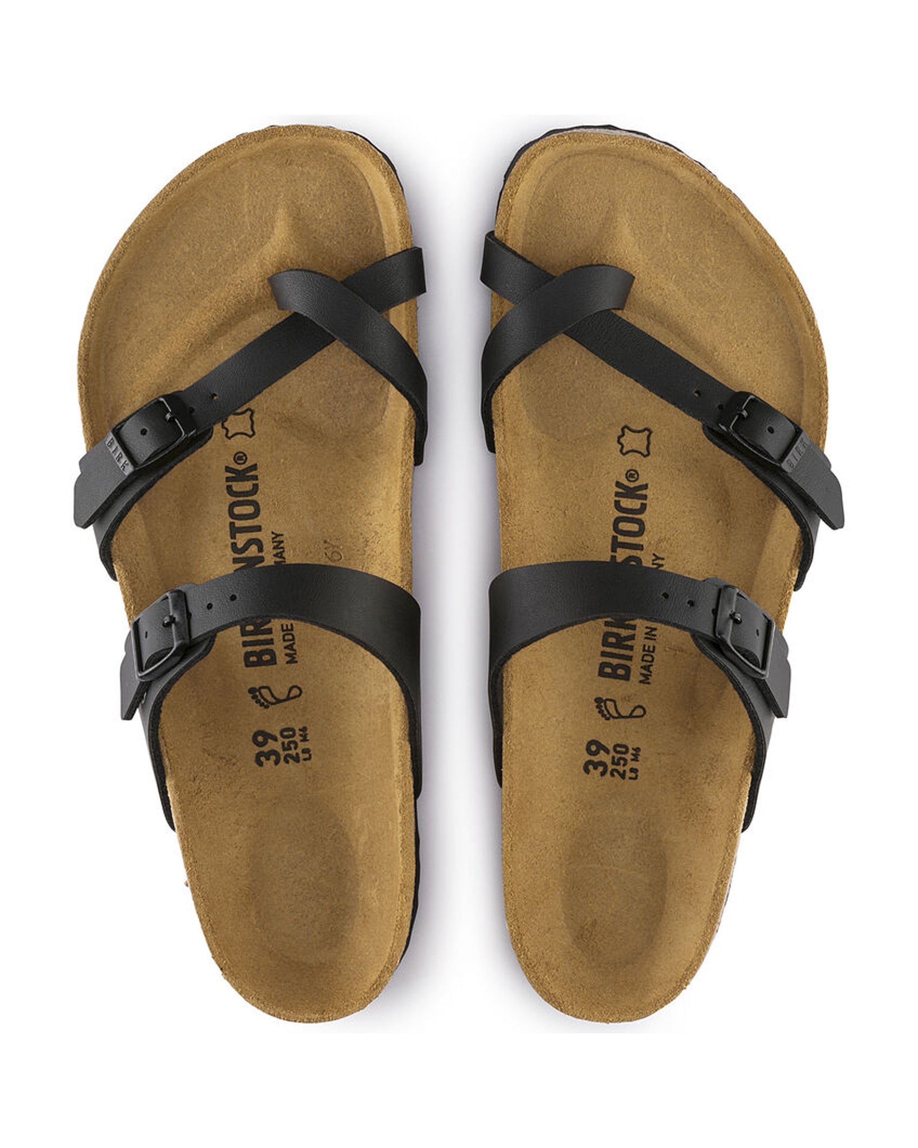 Mayari Black Birko-Flor Sandals