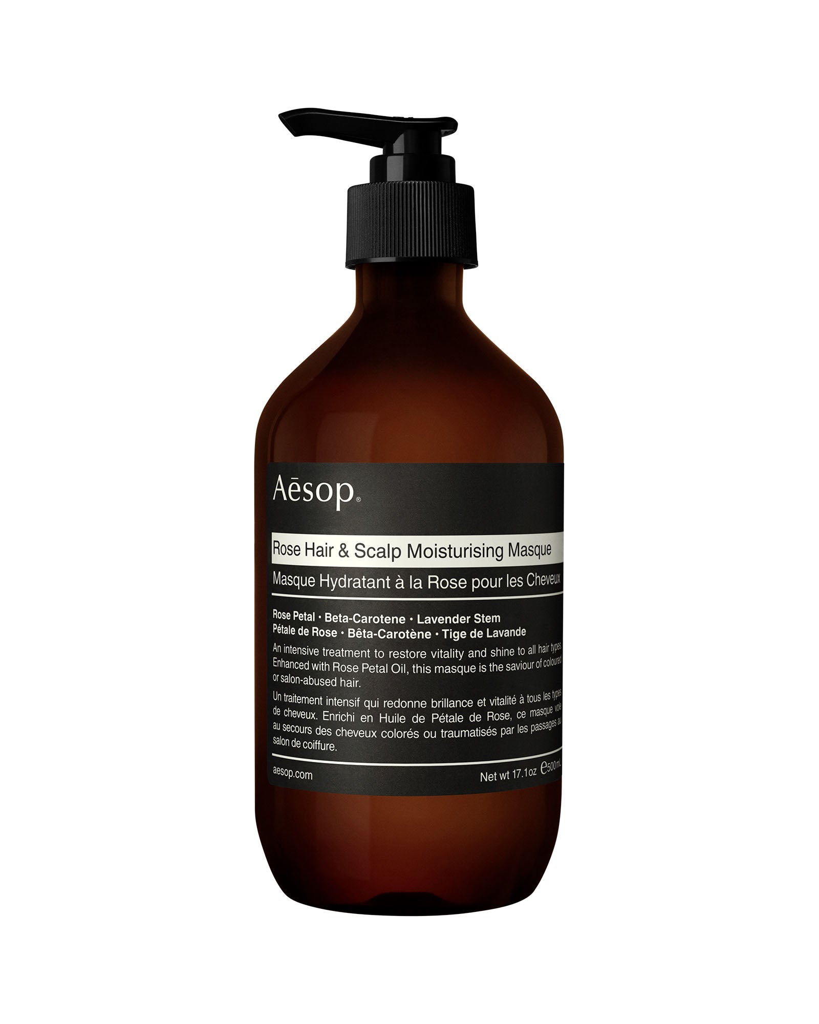 Rose Hair & Scalp Moisturising Masque 500mL