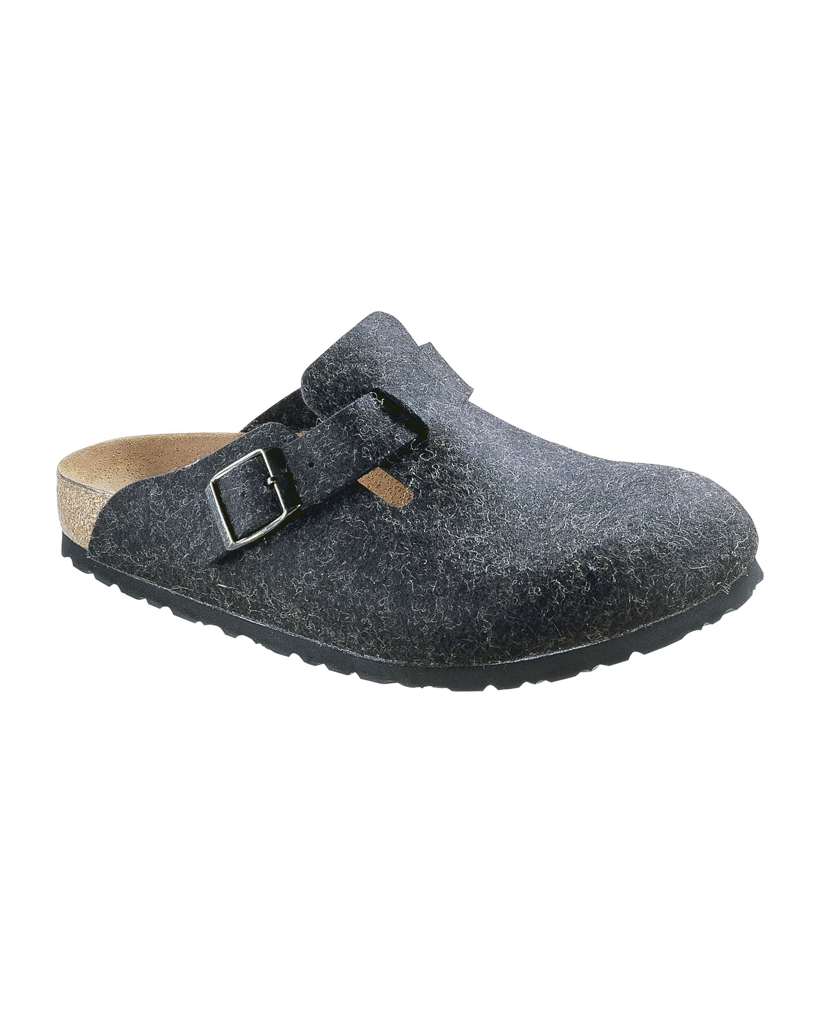Boston Anthracite Wool Clogs