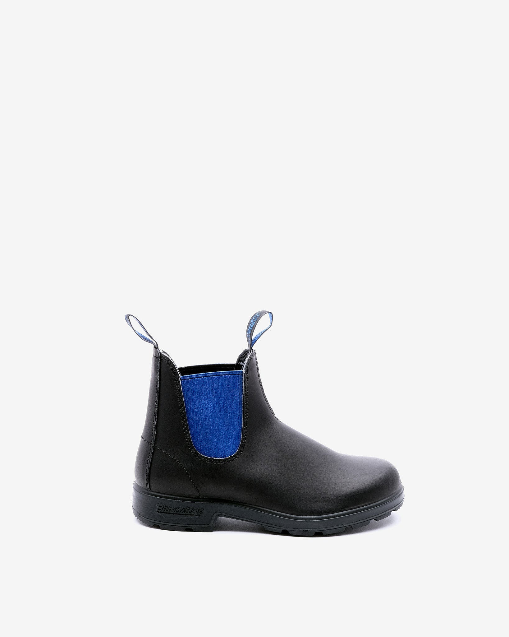515 Black/Blue Leather Boots