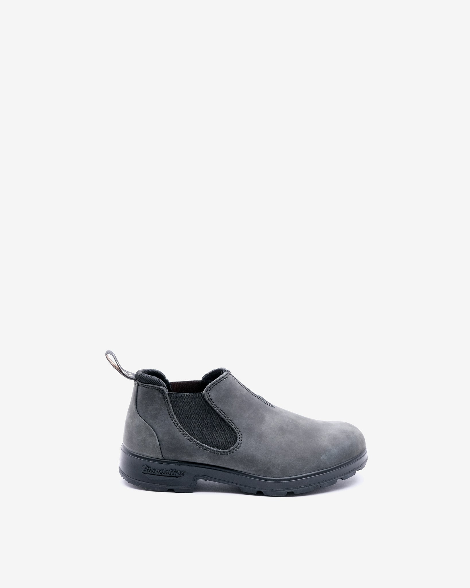 2035 Rustic Black Leather Shoes