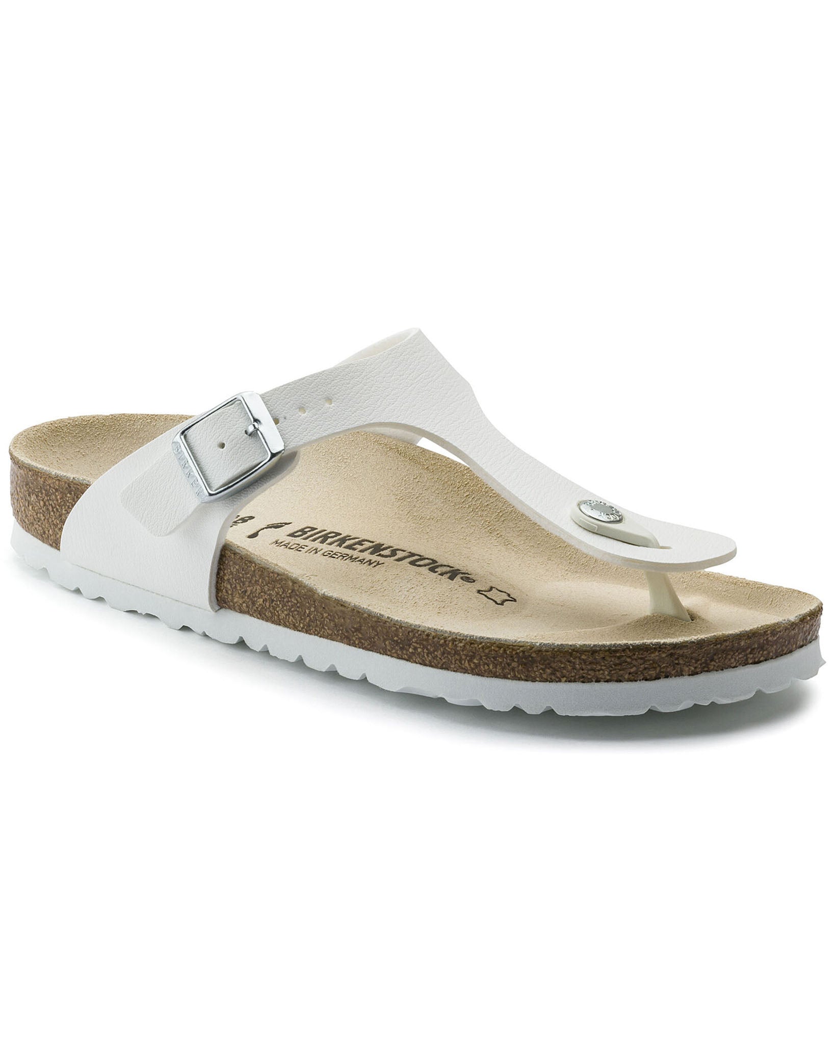 Gizeh White Birko-Flor Sandals