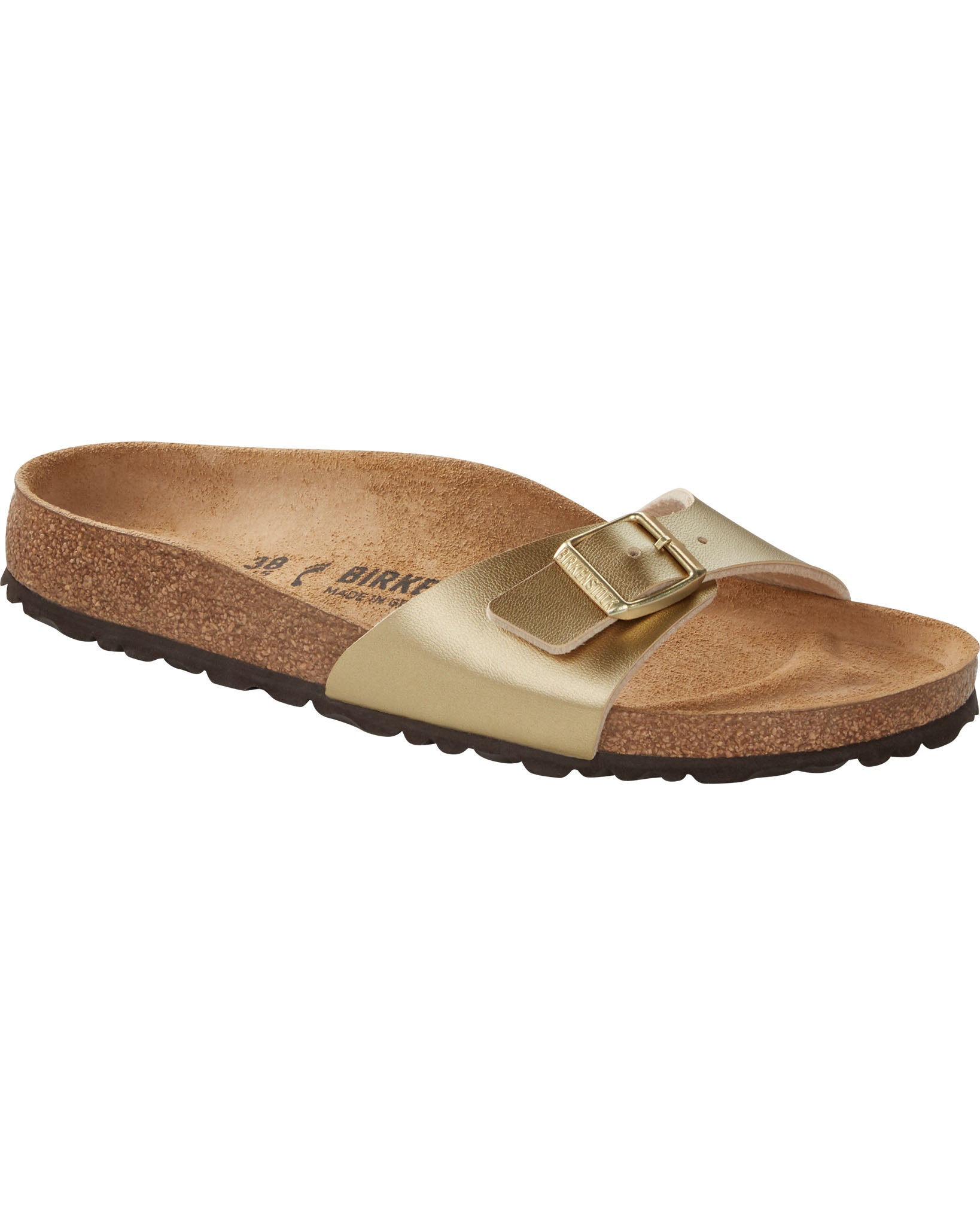 Madrid Gold Birko-Flor Sandals