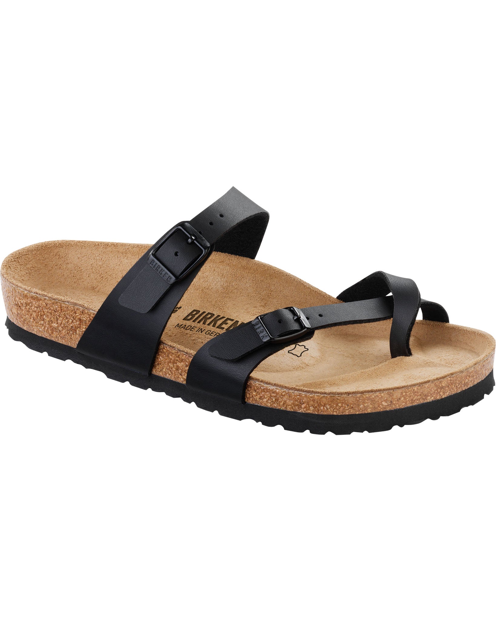 Mayari Black Birko-Flor Sandals
