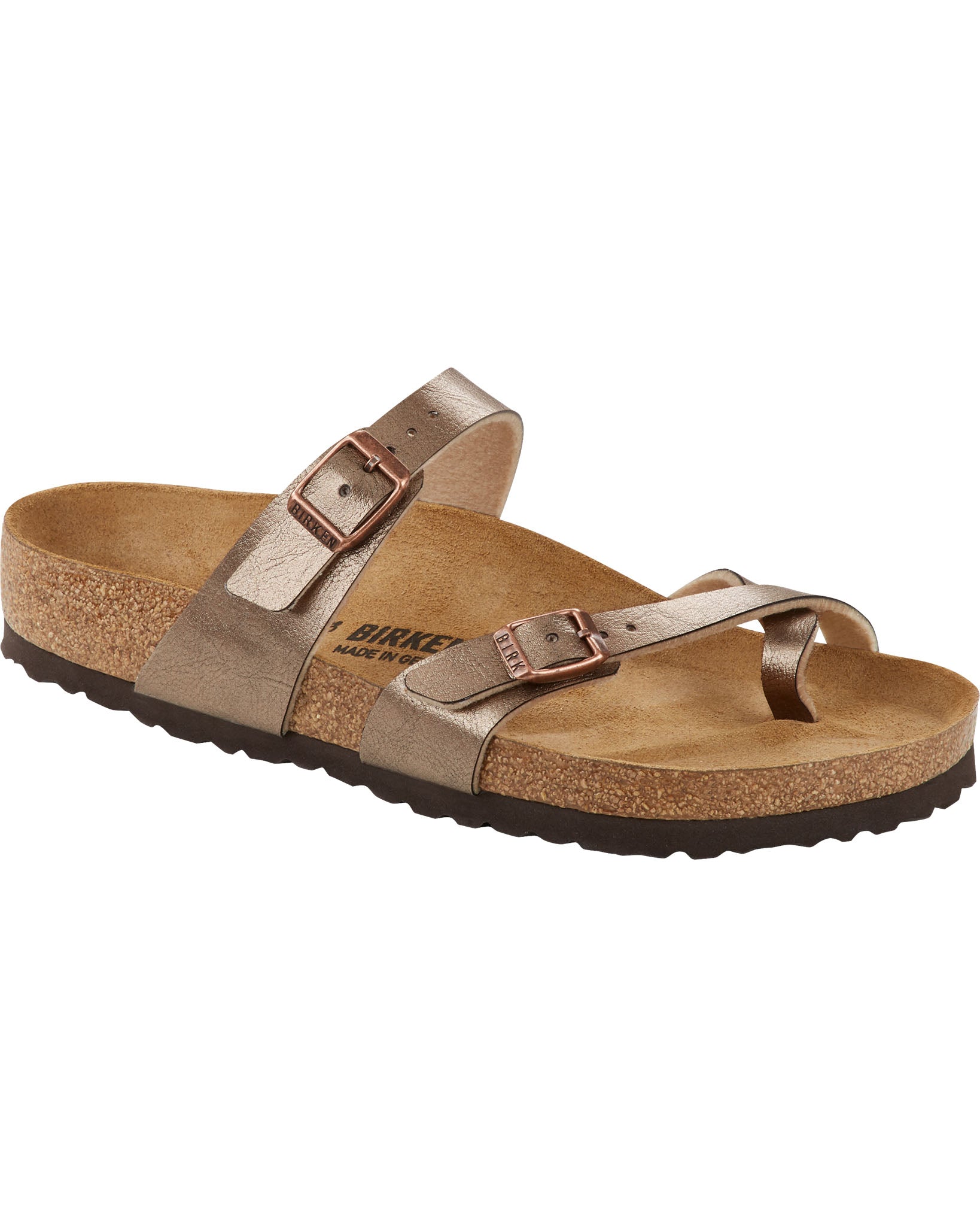 Mayari Graceful Taupe Birko-Flor Sandals