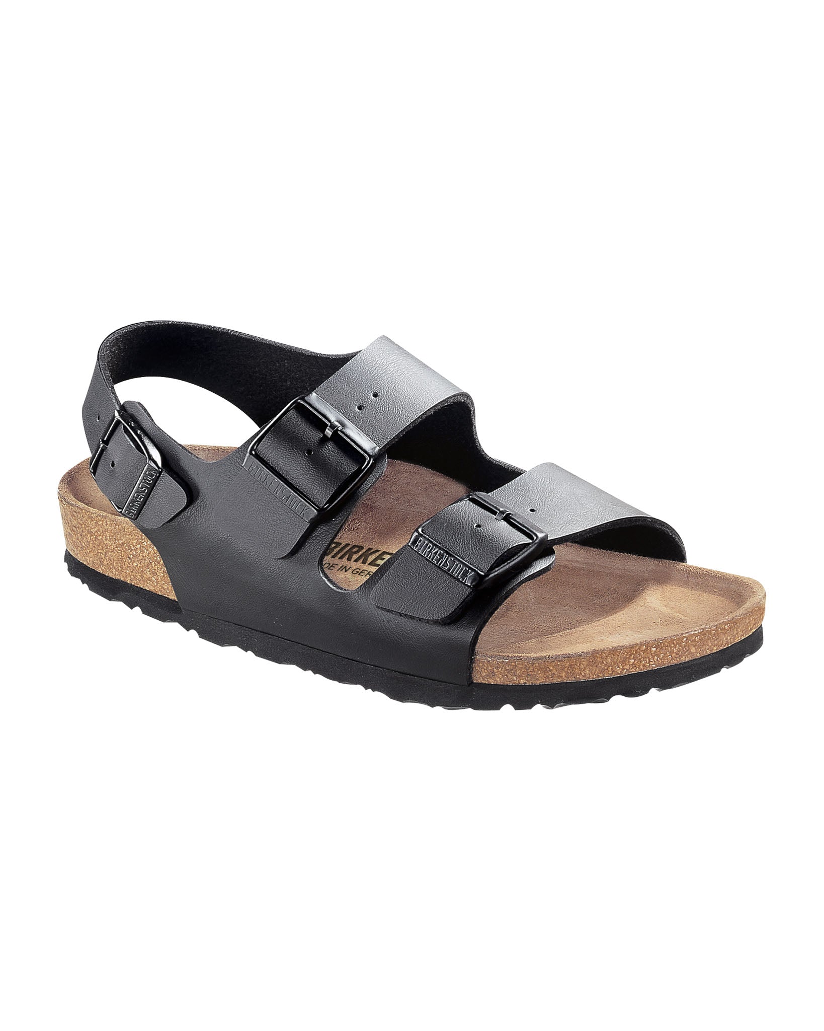 Milano Black Birko-Flor Sandals
