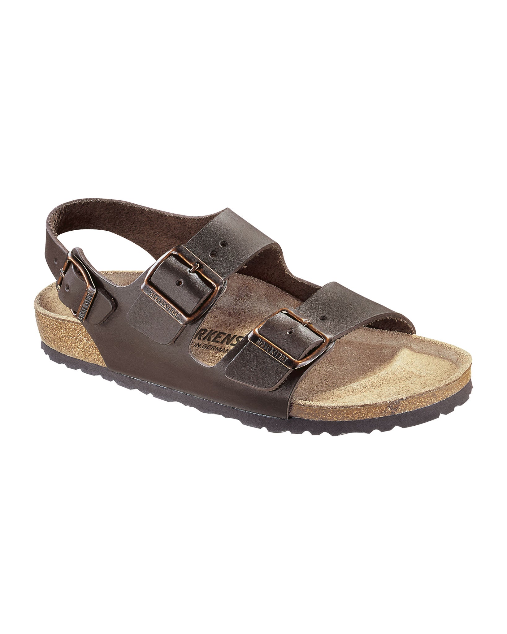 Milano Dark Brown Leather Sandals