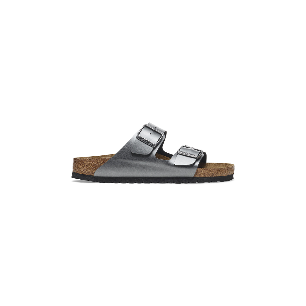 Arizona Metallic Black Birko-Flor Sandals