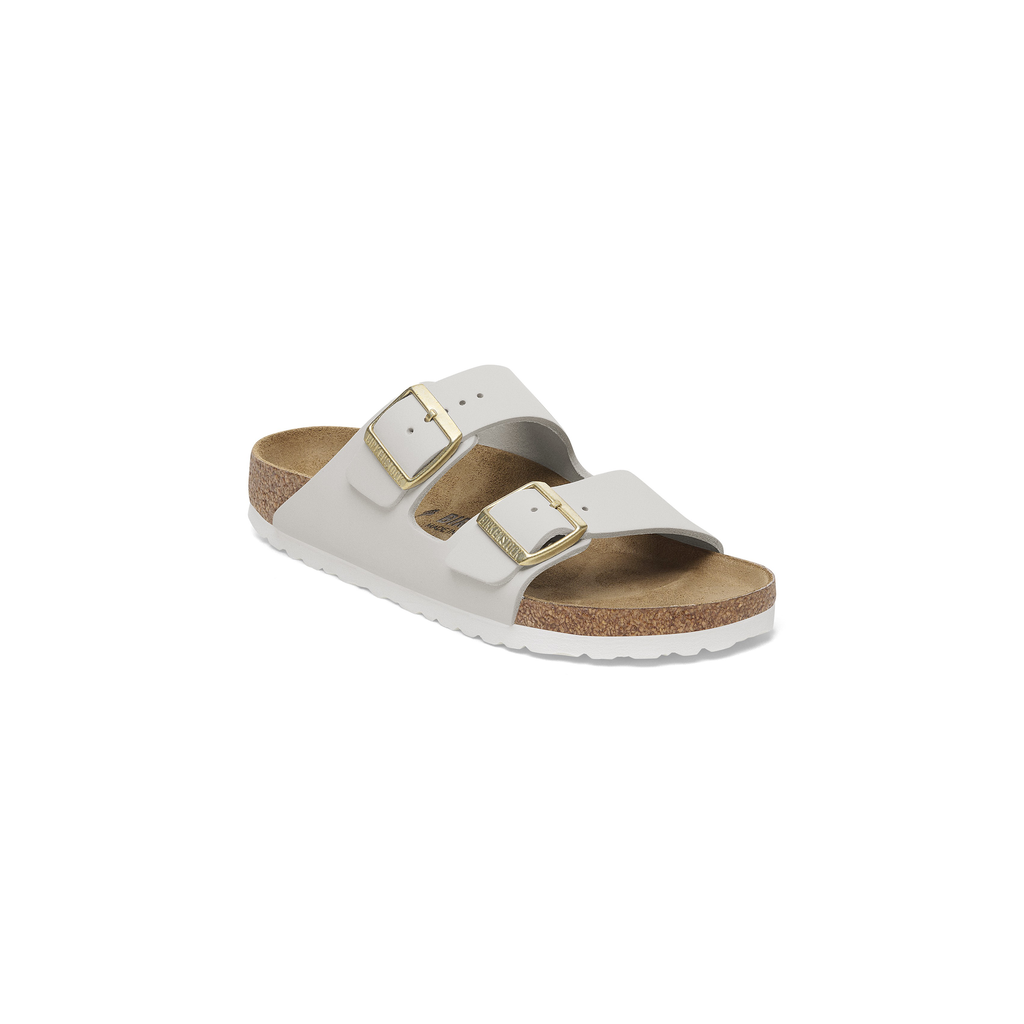 Arizona Antique White Nubuck Leather Sandals