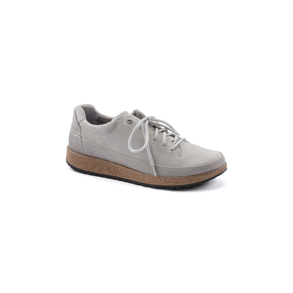 Honnef low Whale Gray Suede Leather Shoes