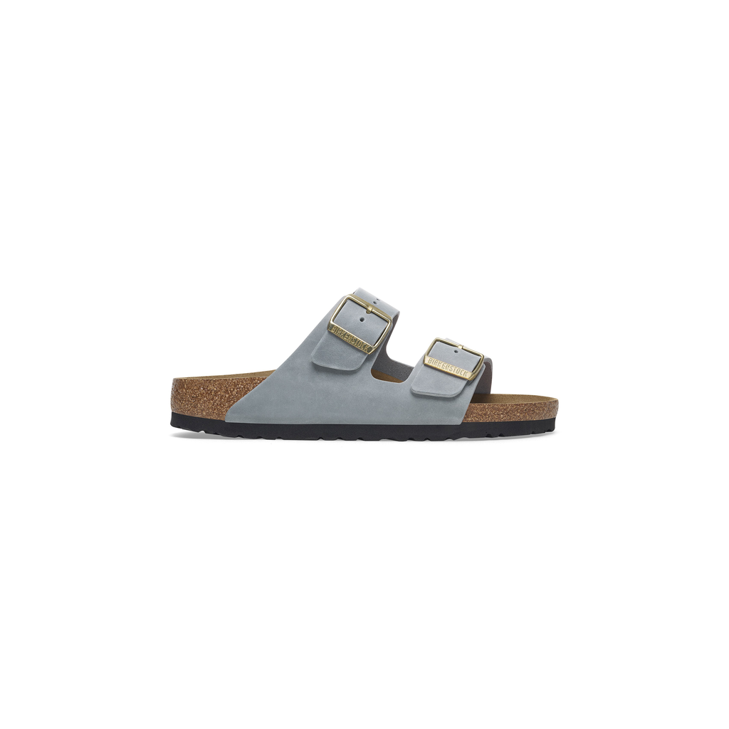 Arizona Basalt Grey Oiled Leather Sandals