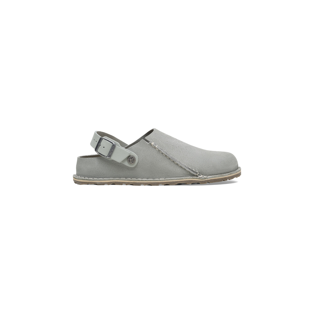 Lutry Premium Pure Sage Suede Leather Clogs