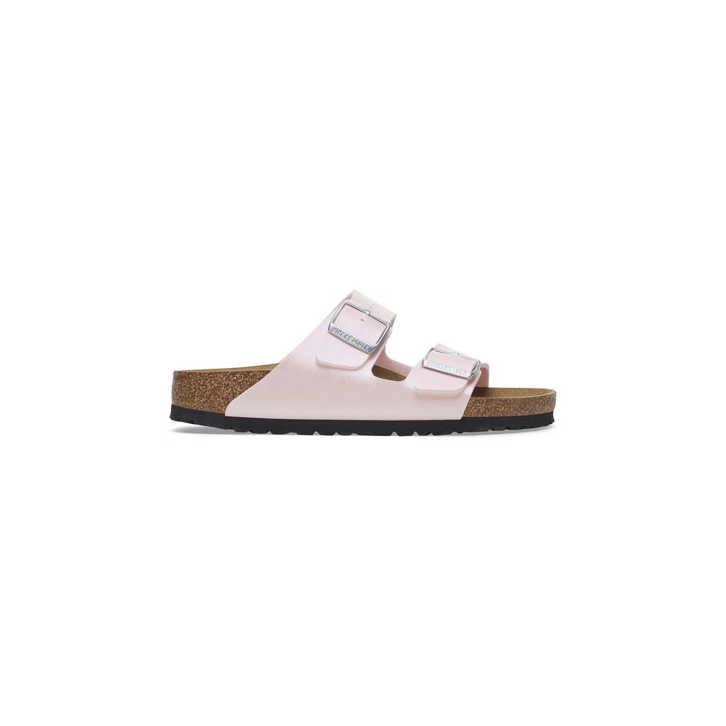 Arizona Saffiano Iridescent Light Rose Birko-Flor Sandals