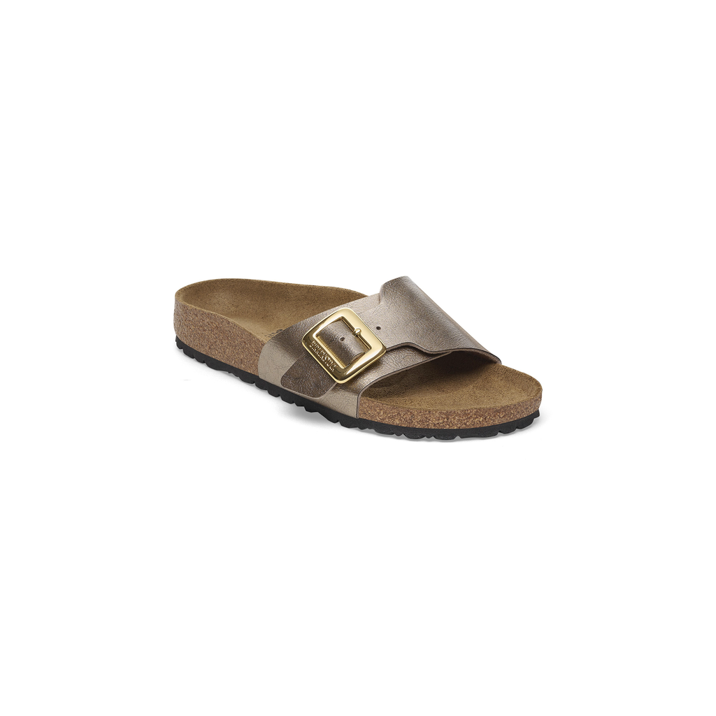 Catalina Cushion Buckle Graceful Taupe Birko-Flor Sandals