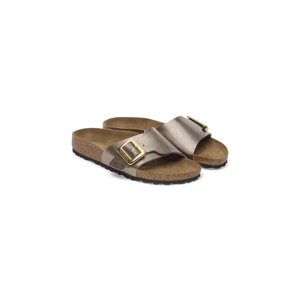Catalina Cushion Buckle Graceful Taupe Birko-Flor Sandals
