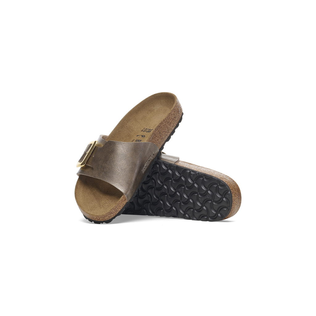Catalina Cushion Buckle Graceful Taupe Birko-Flor Sandals