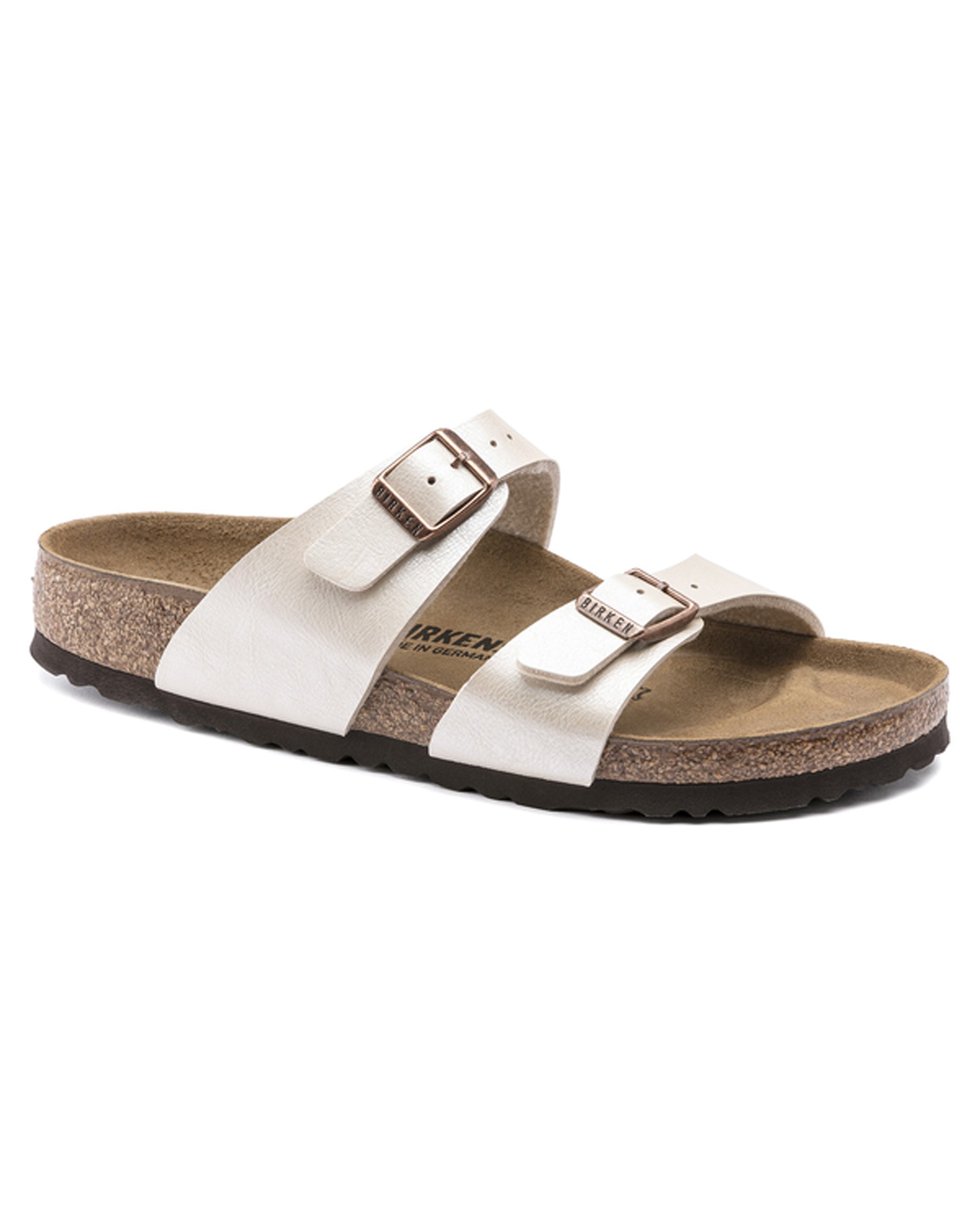 Sydney Graceful Pearl White Birko-Flor Sandals