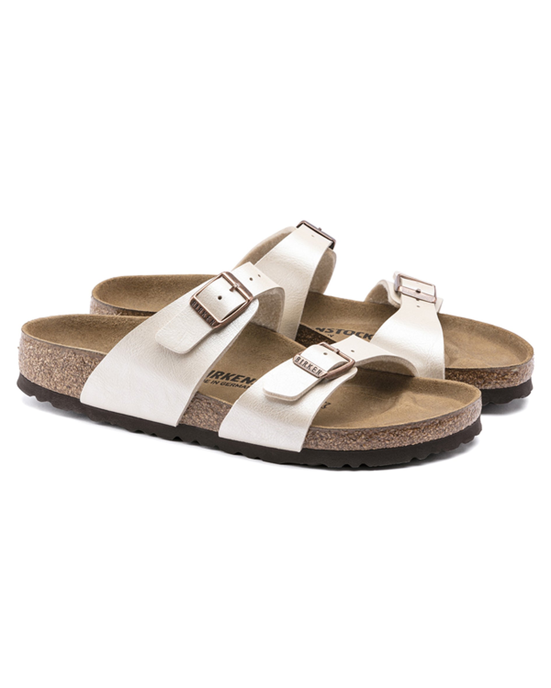 Sydney Graceful Pearl White Birko-Flor Sandals