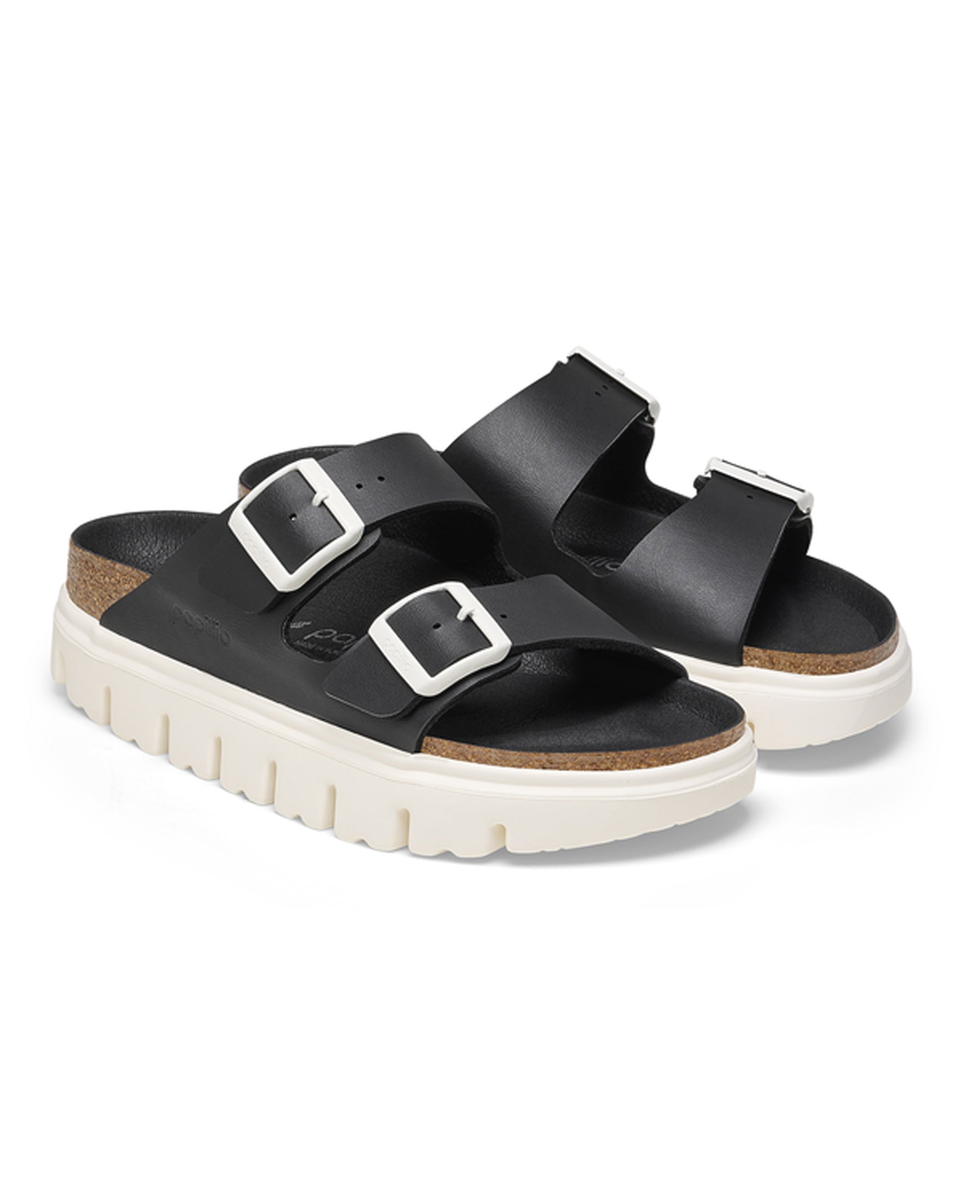 Arizona Chunky Black Birko-Flor Sandals