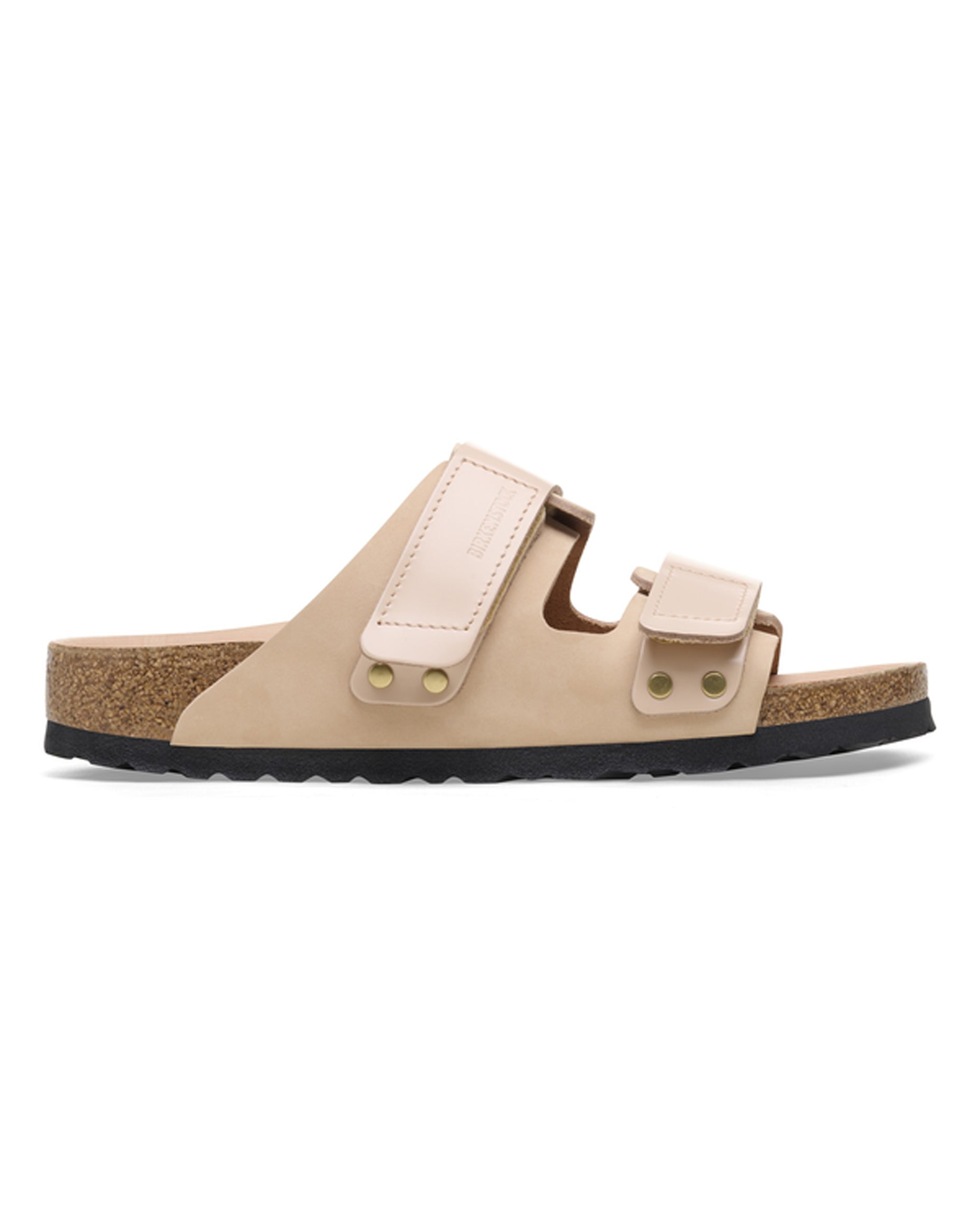 Uji High Shine New Beige Leather Sandals