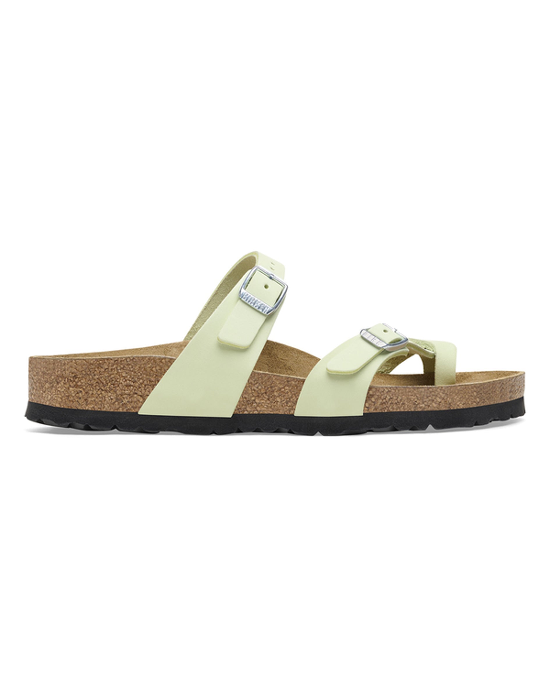 Mayari Faded Lime Nubuck Leather Sandals