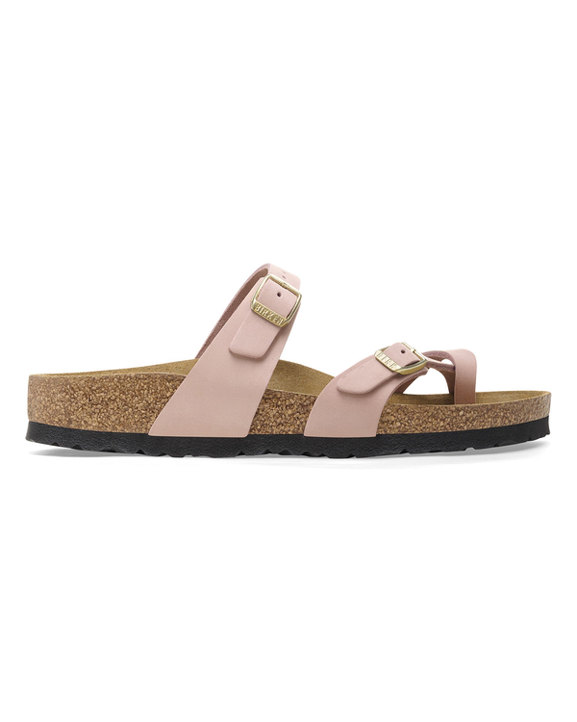 Mayari Soft Pink Nubuck Leather Sandals