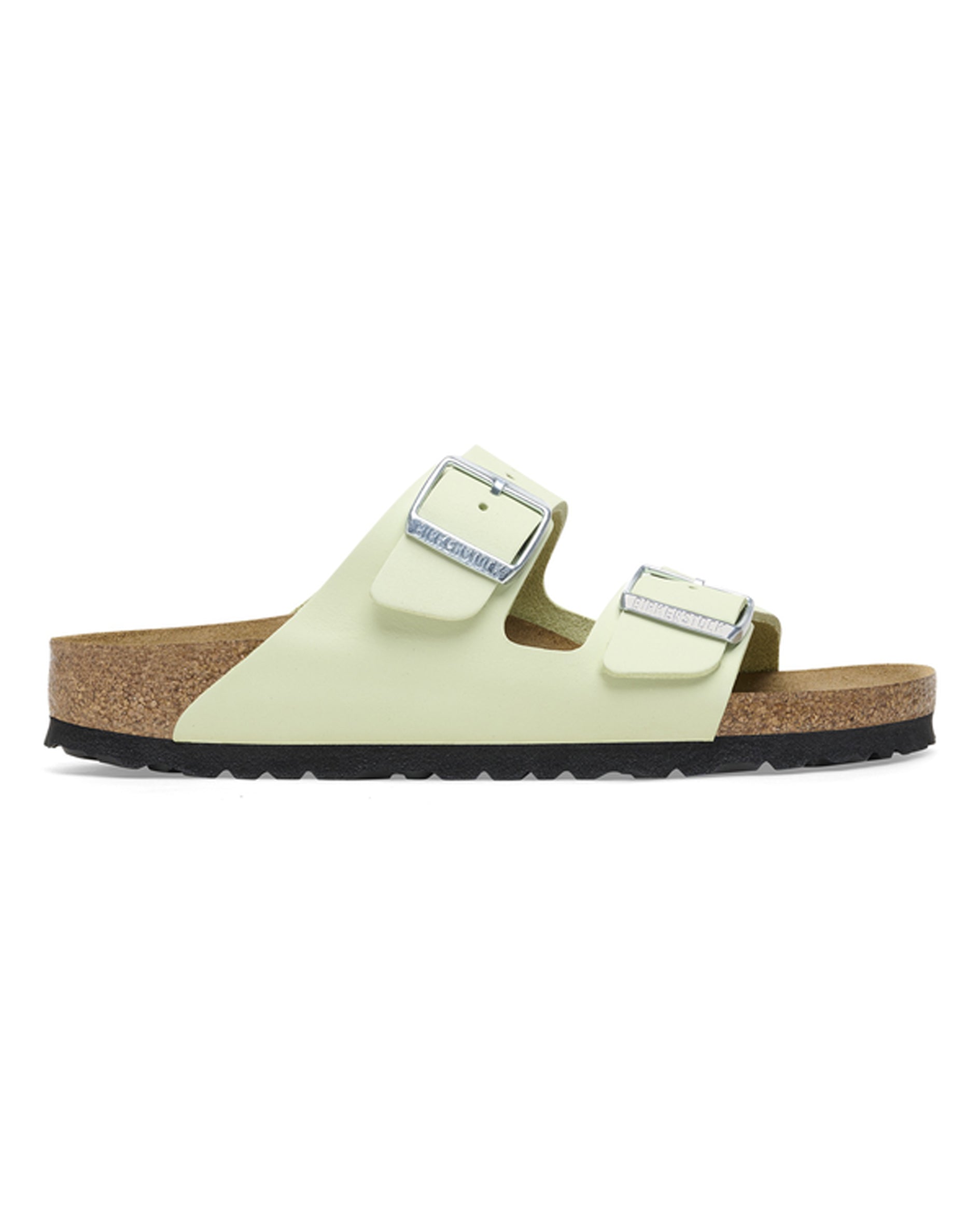 Arizona Faded Lime Nubuck Leather Sandals