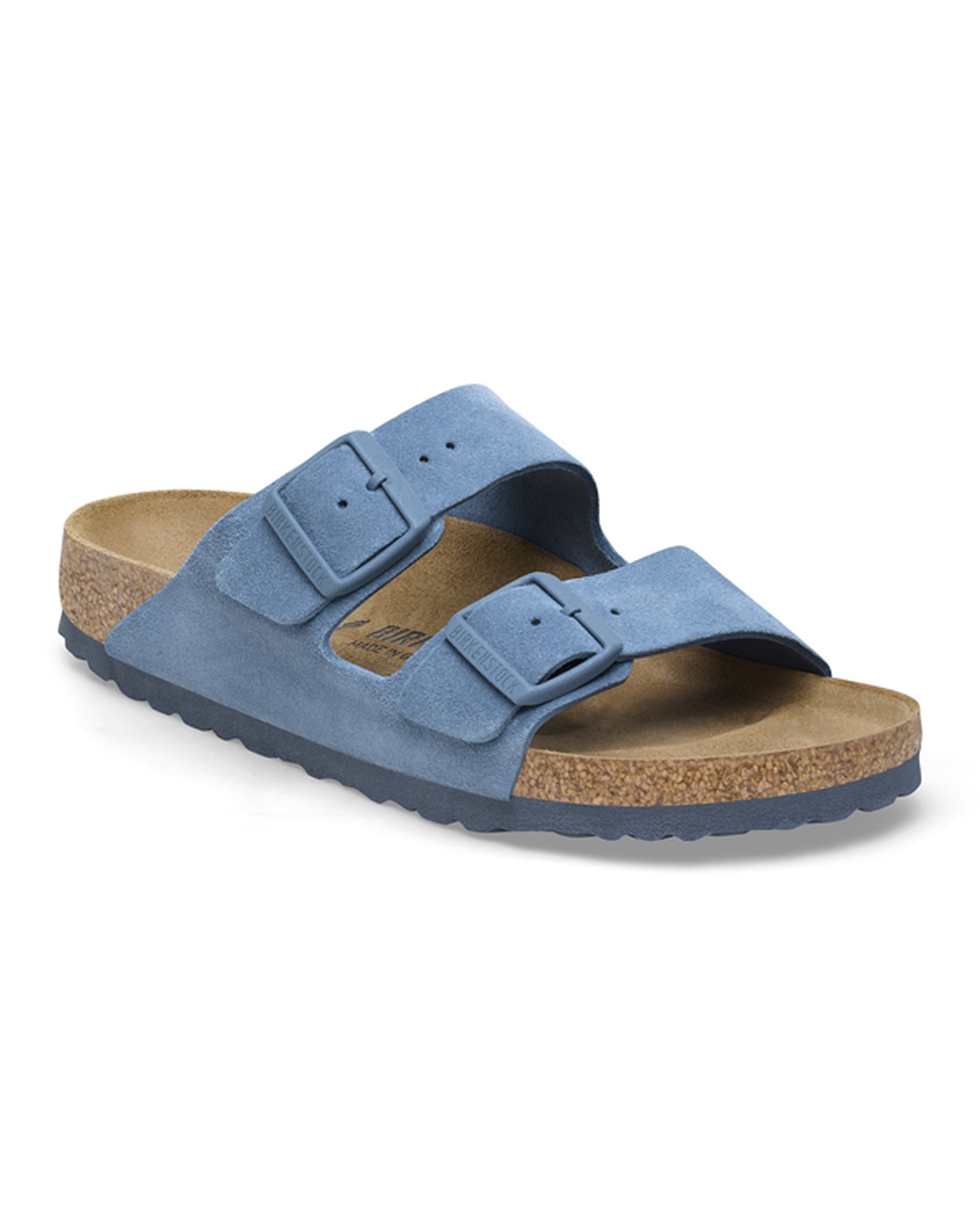 Arizona Elemental Blue Suede Leather Sandals