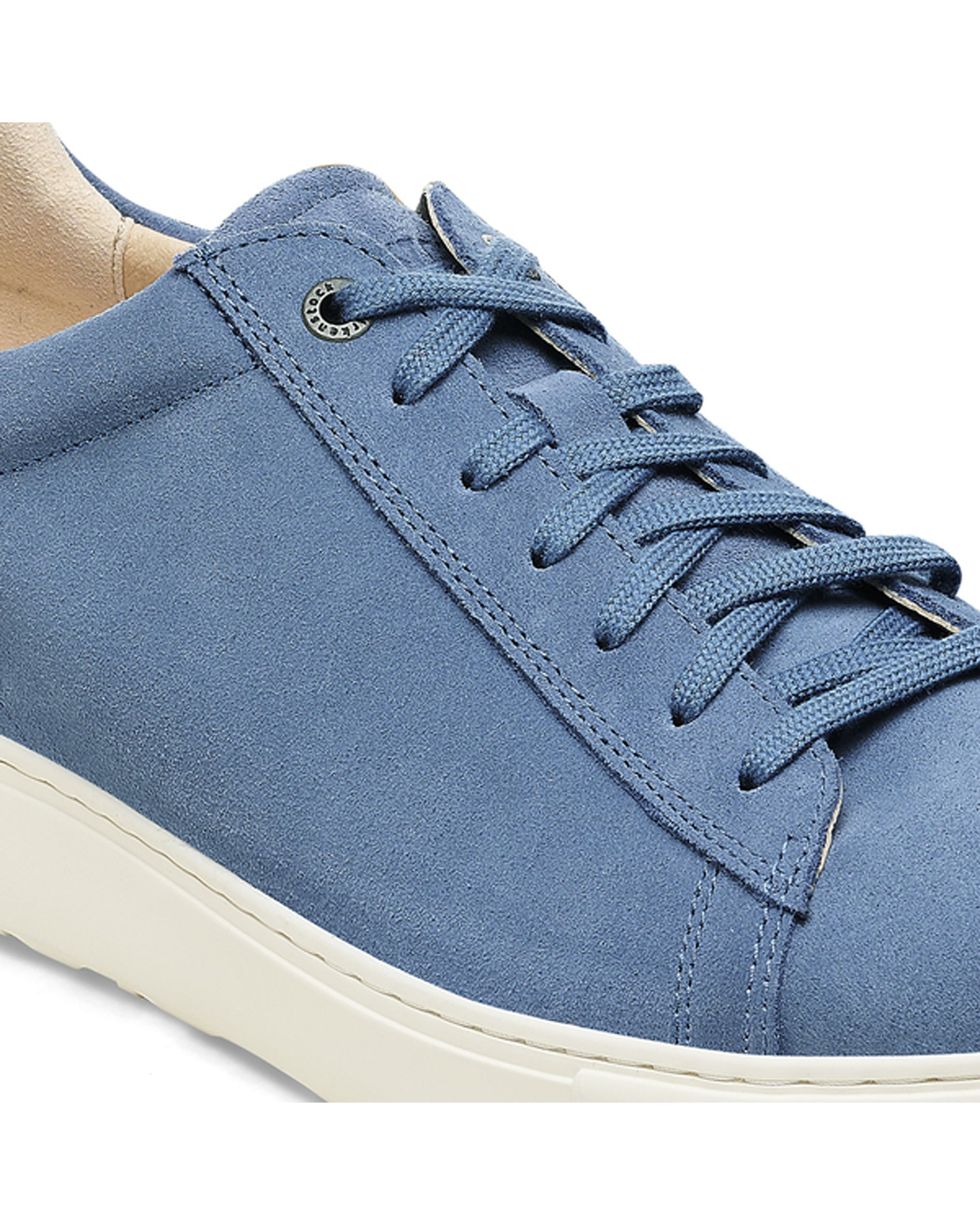 Bend Low Elemental Blue Suede Leather Shoes