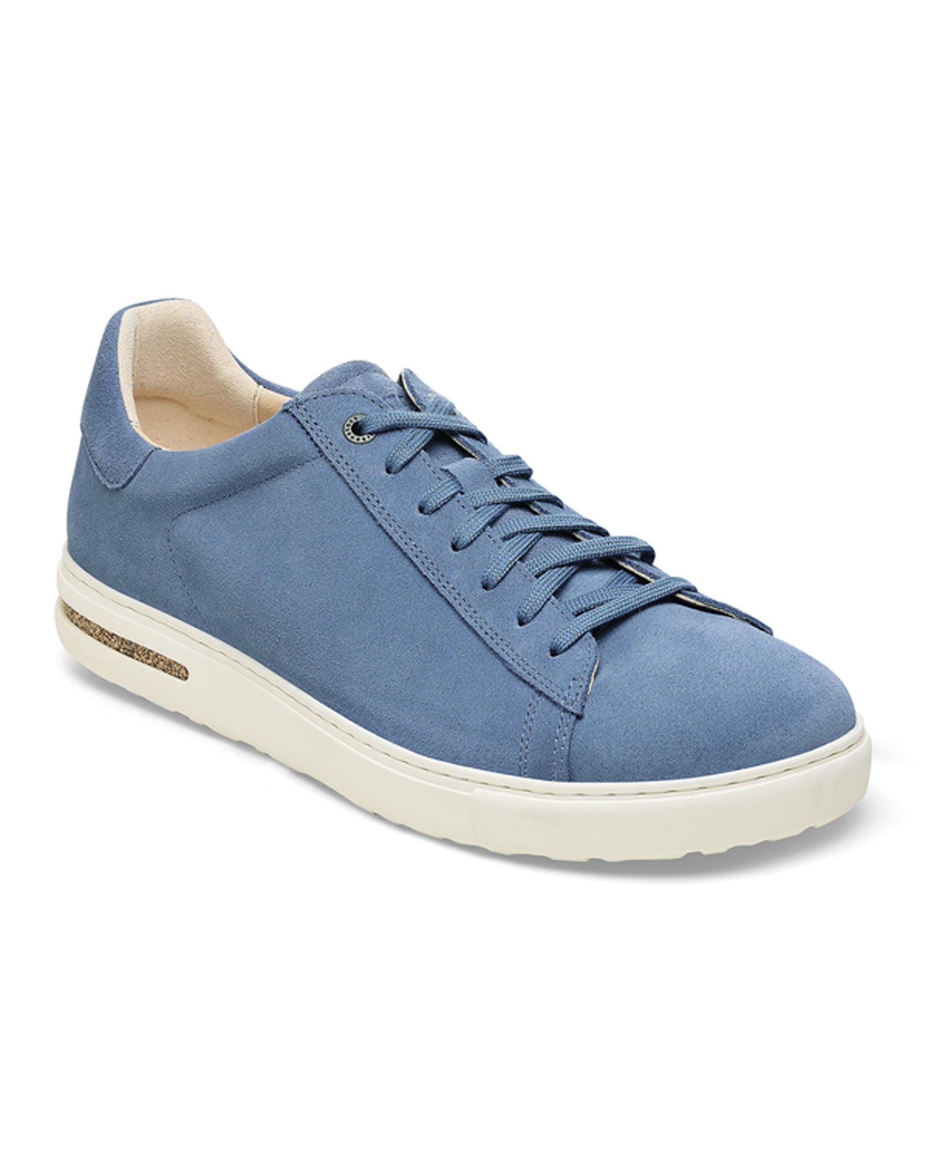 Bend Low Elemental Blue Suede Leather Shoes