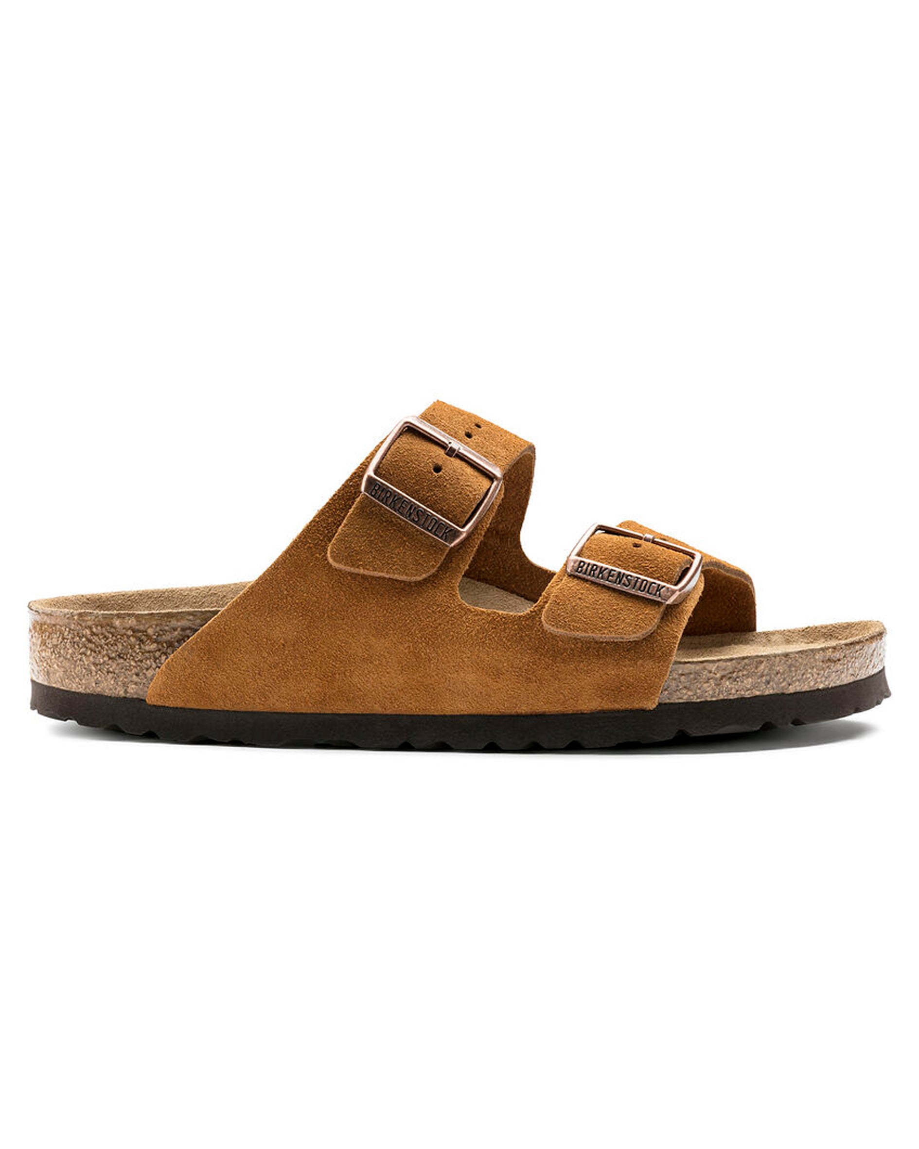 Arizona Soft Footbed Mink Suede Leather Sandals