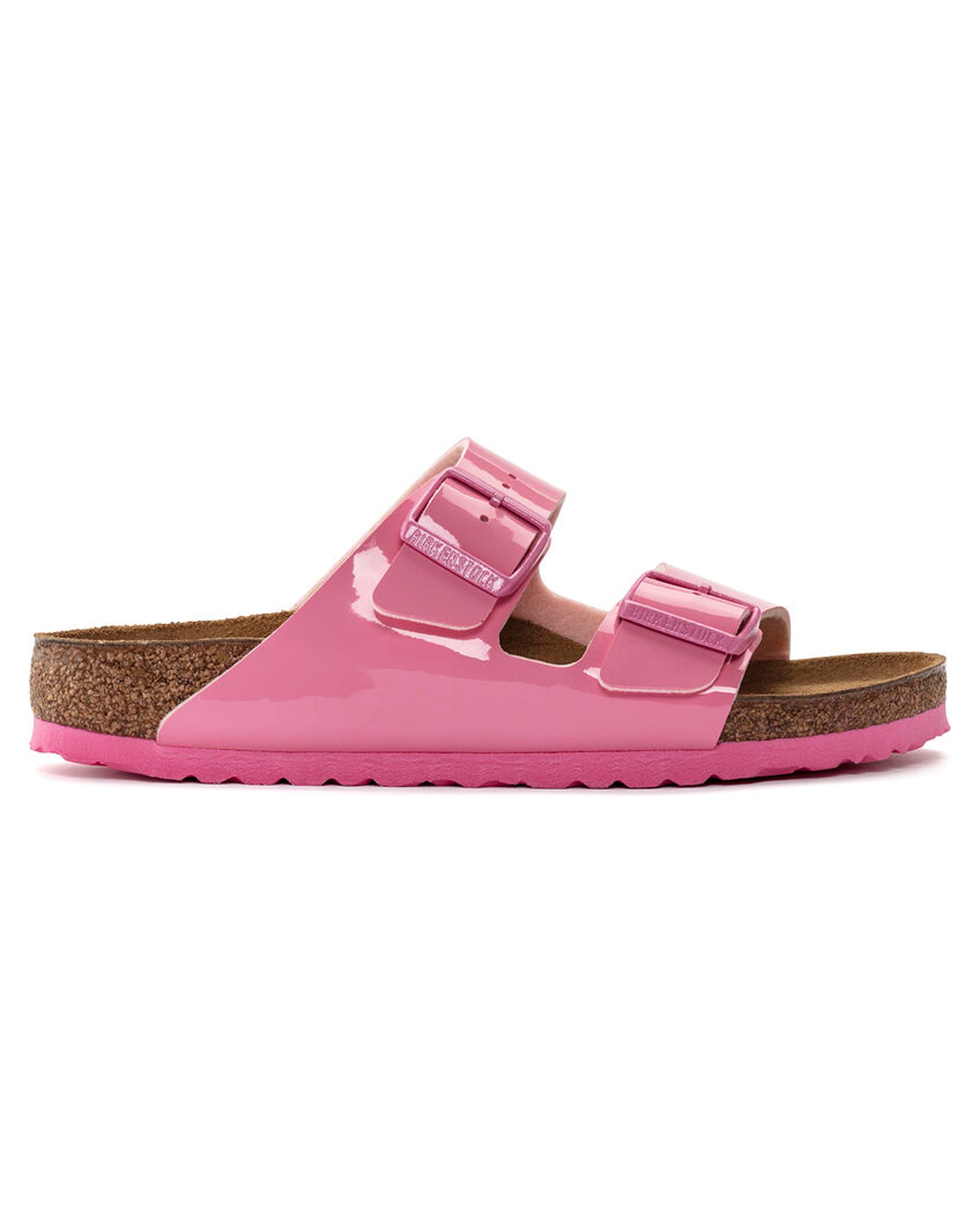 Arizona Patent Candy Pink Birko-Flor Sandals