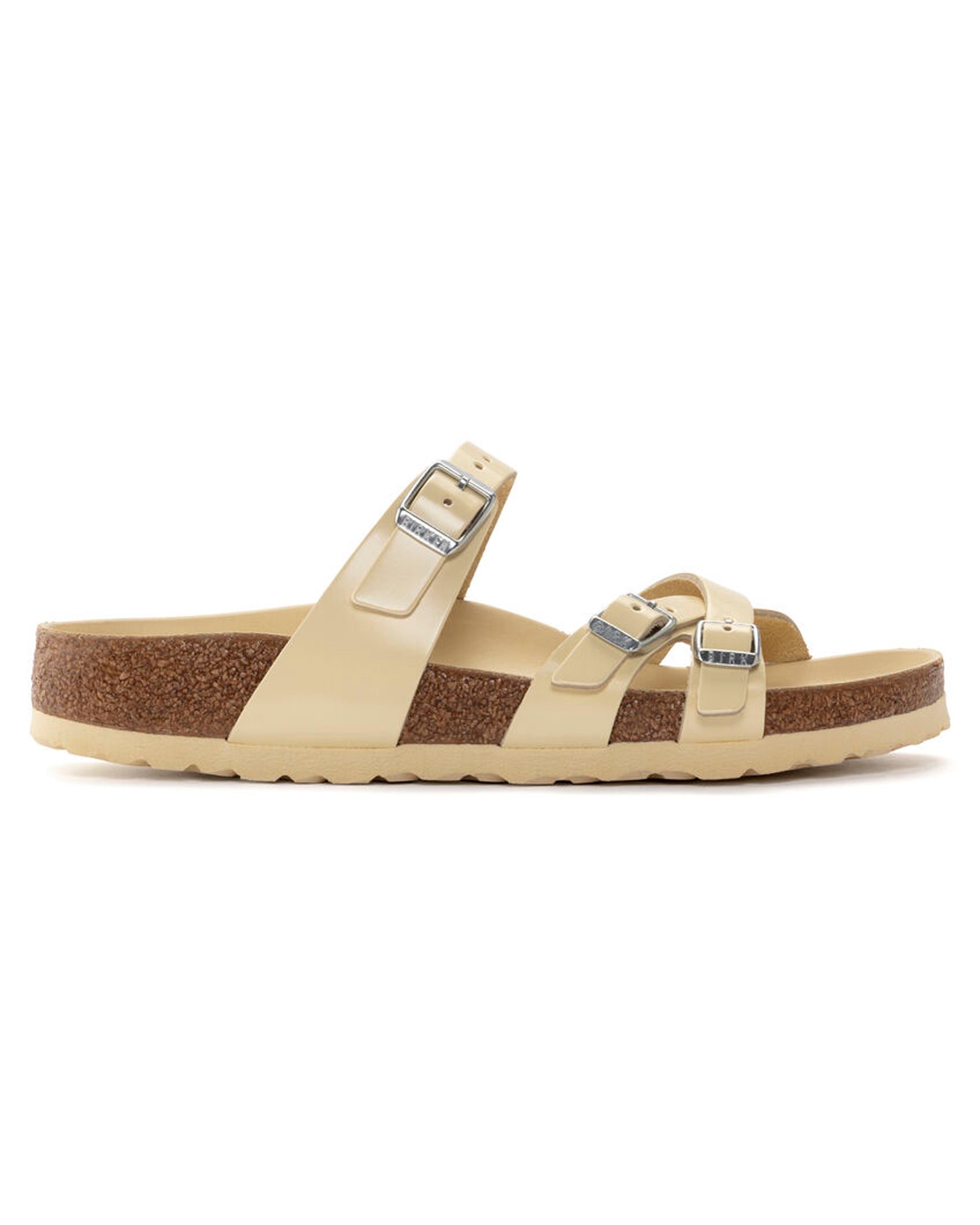 Franca High Shine Butter Leather Sandals