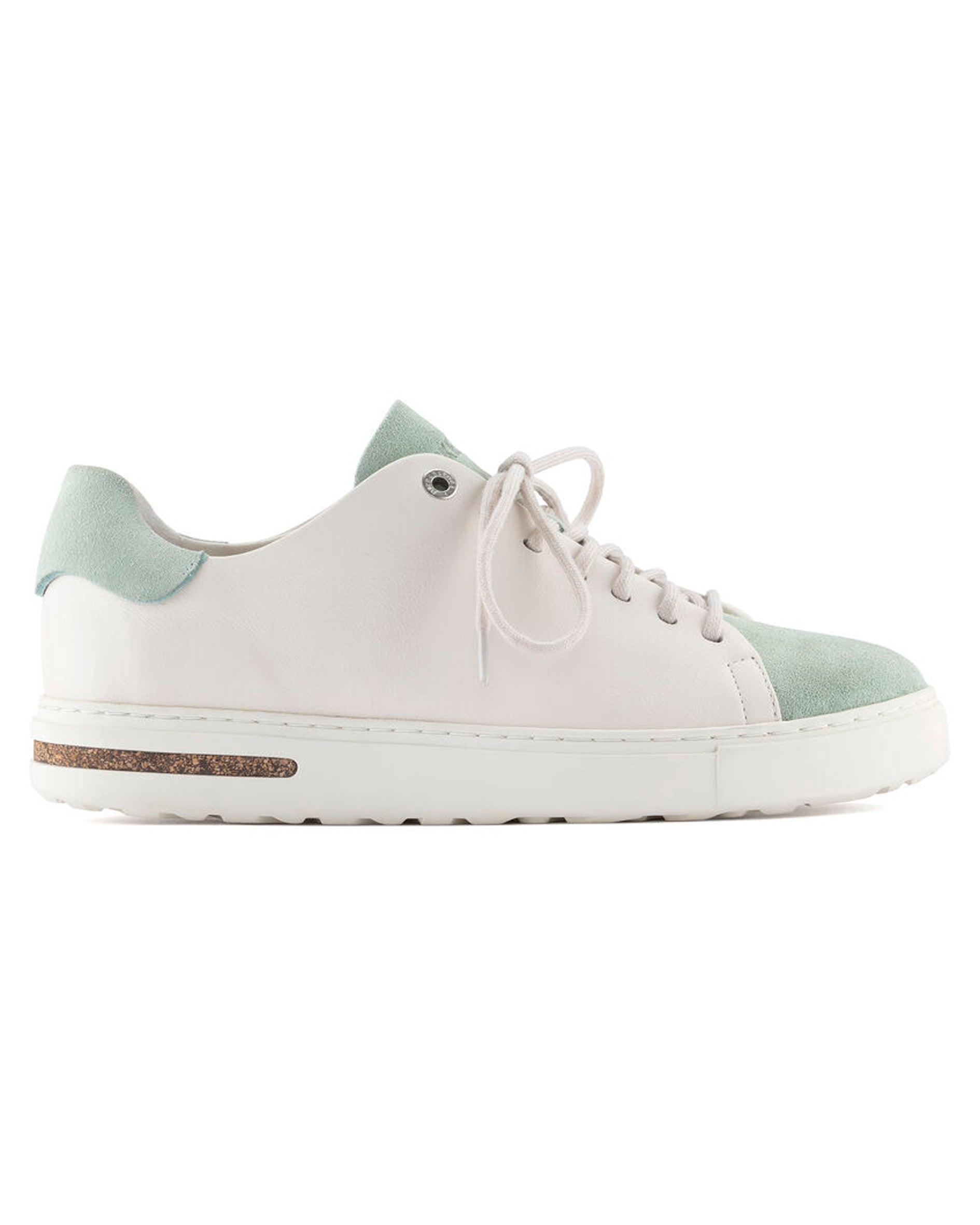 Bend Low Decon Pop Eggshell Matcha Leather Shoes