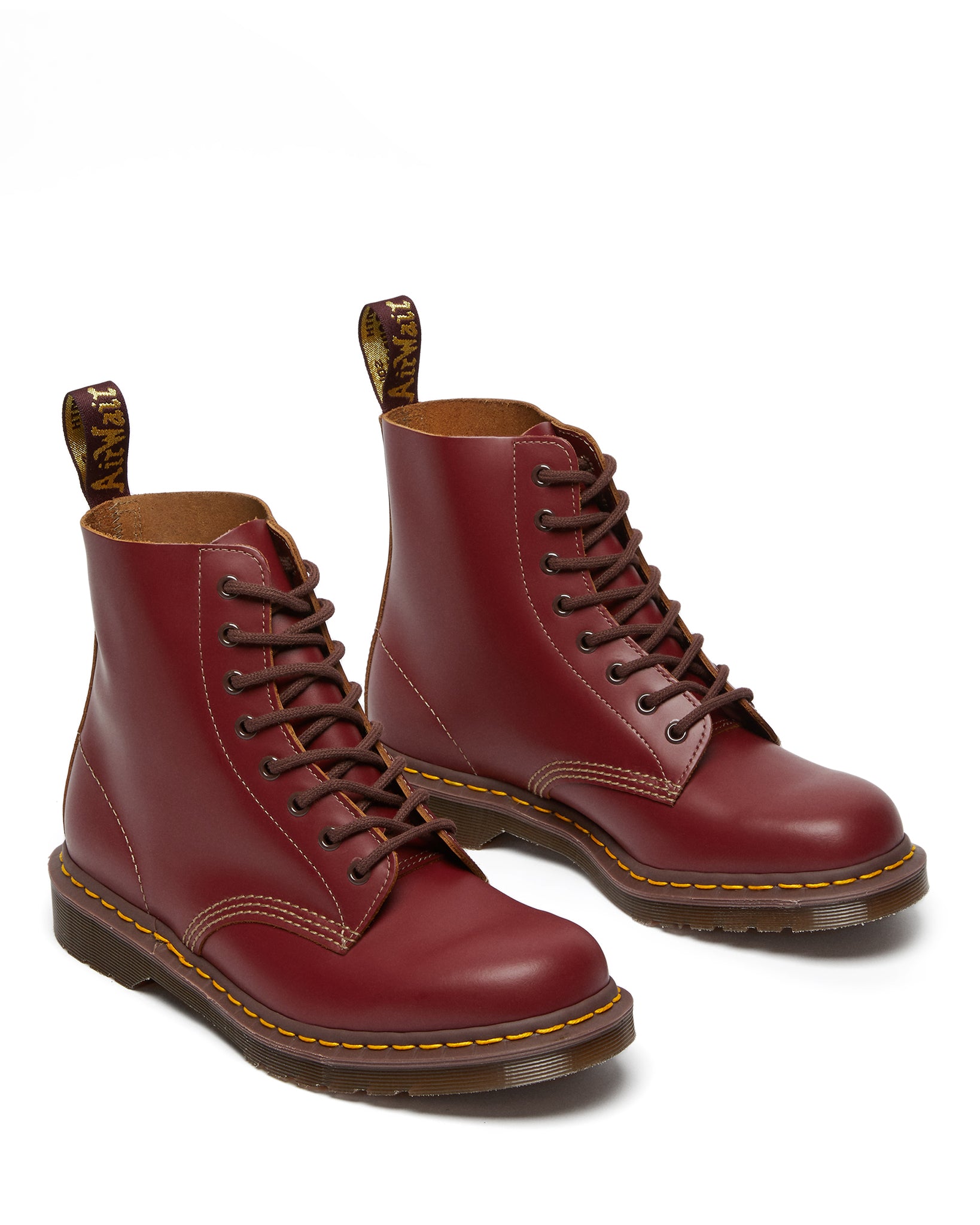 Made in England Vintage 1460 Oxblood Quilon Leather Boots