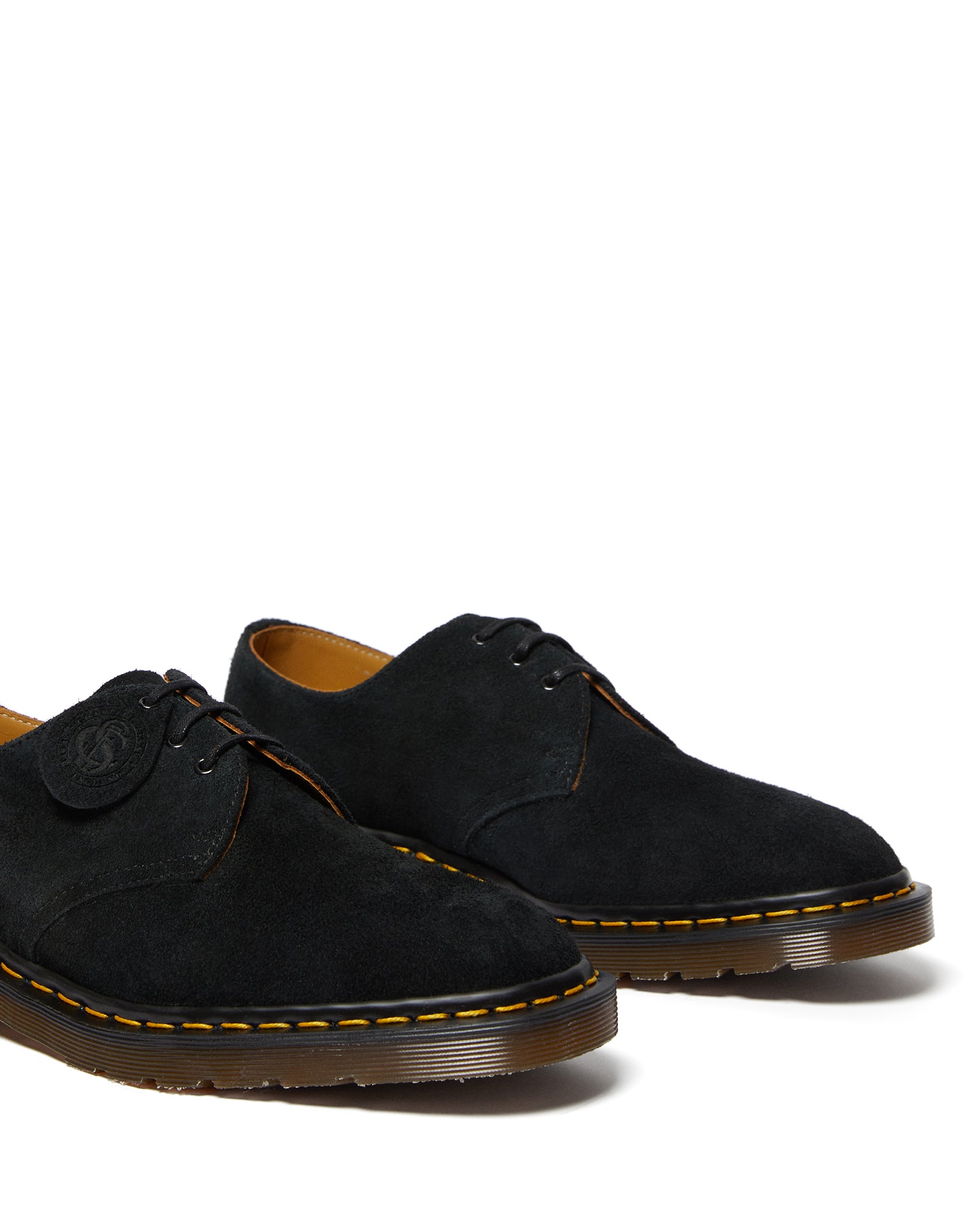 Made in England 1461 Black Desert Oasis Suede Leather Shoes