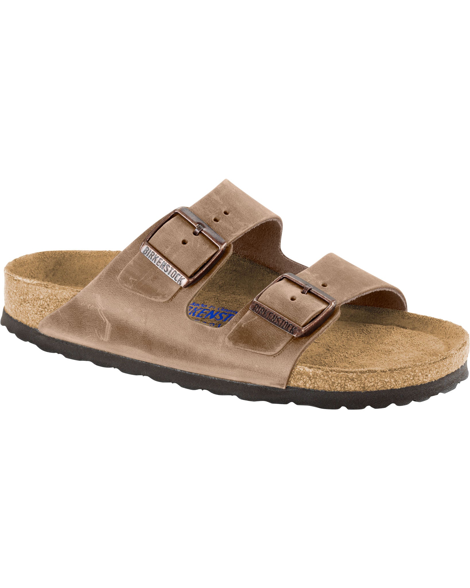 Arizona Soft Footbed Tabacco Oiled Leather Sandals